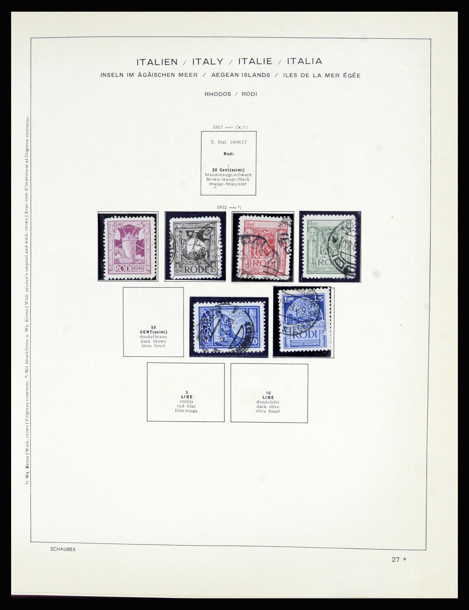 36576 035 - Postzegelverzameling 36576 Italian territories and colonies 1874-1954