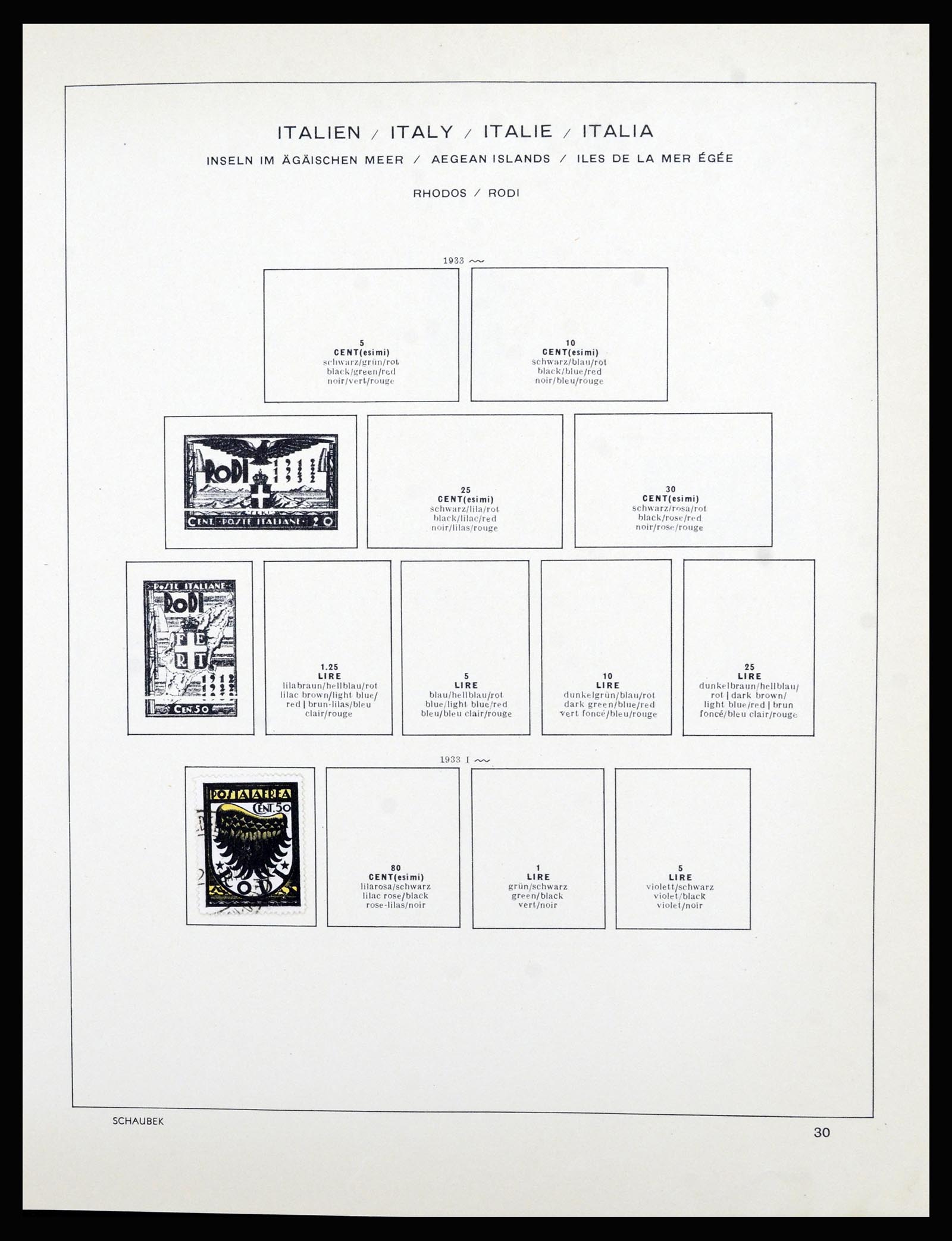 36576 037 - Postzegelverzameling 36576 Italian territories and colonies 1874-1954