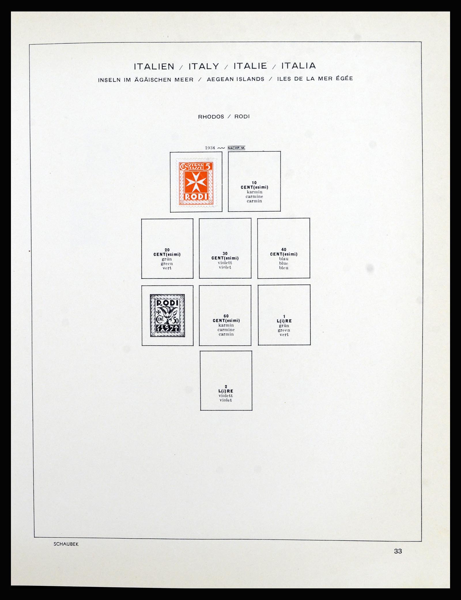 36576 038 - Stamp collection 36576 Italiaanse gebieden en koloniën 1874-1954.