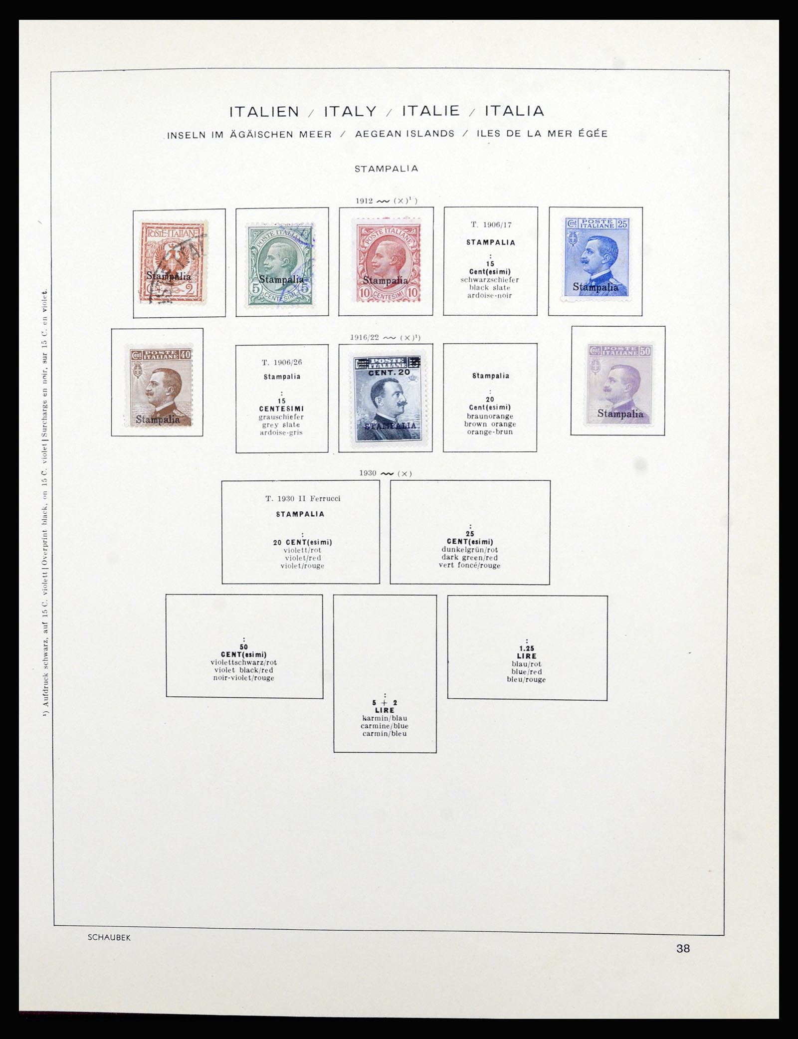 36576 041 - Postzegelverzameling 36576 Italian territories and colonies 1874-1954