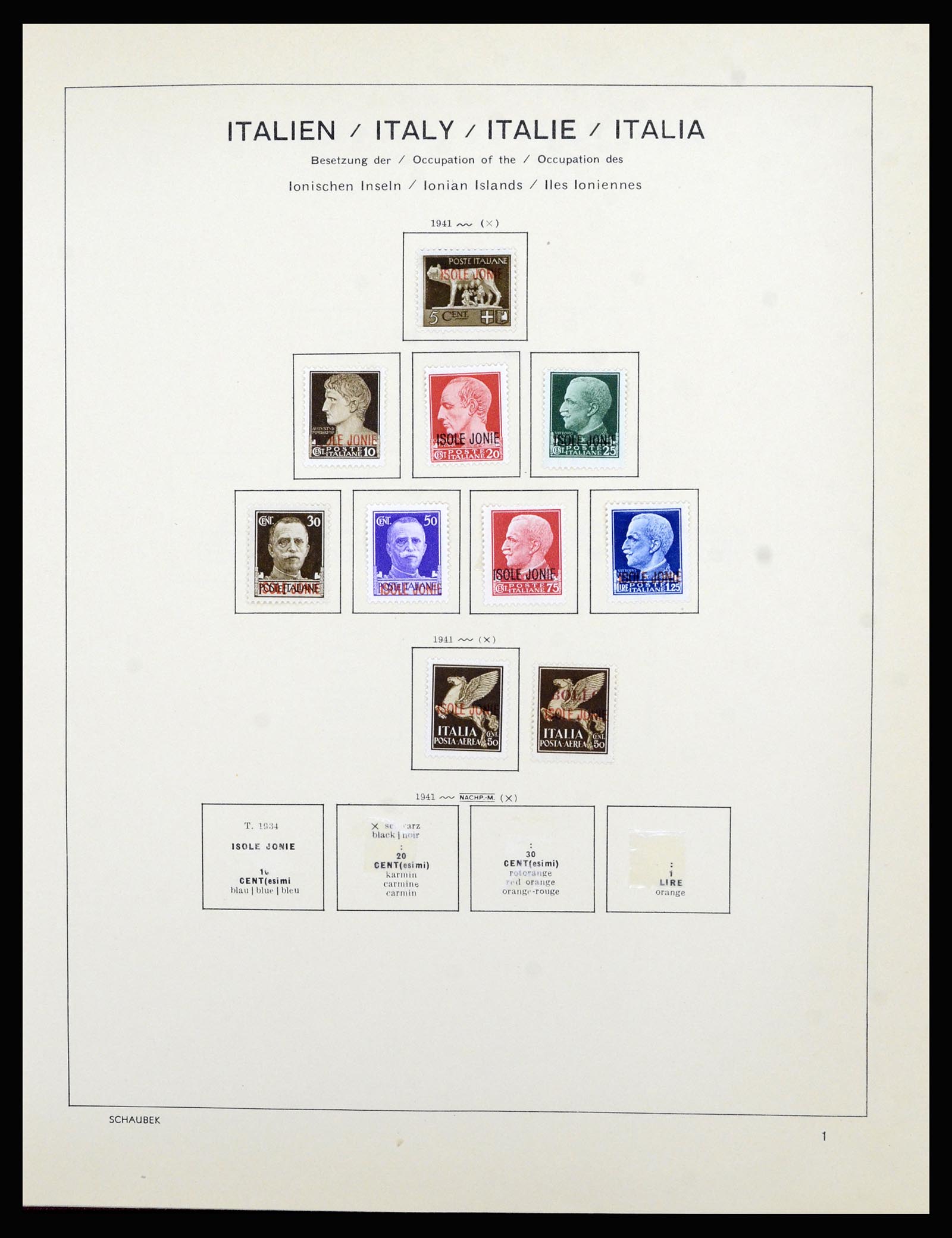 36576 044 - Postzegelverzameling 36576 Italian territories and colonies 1874-1954