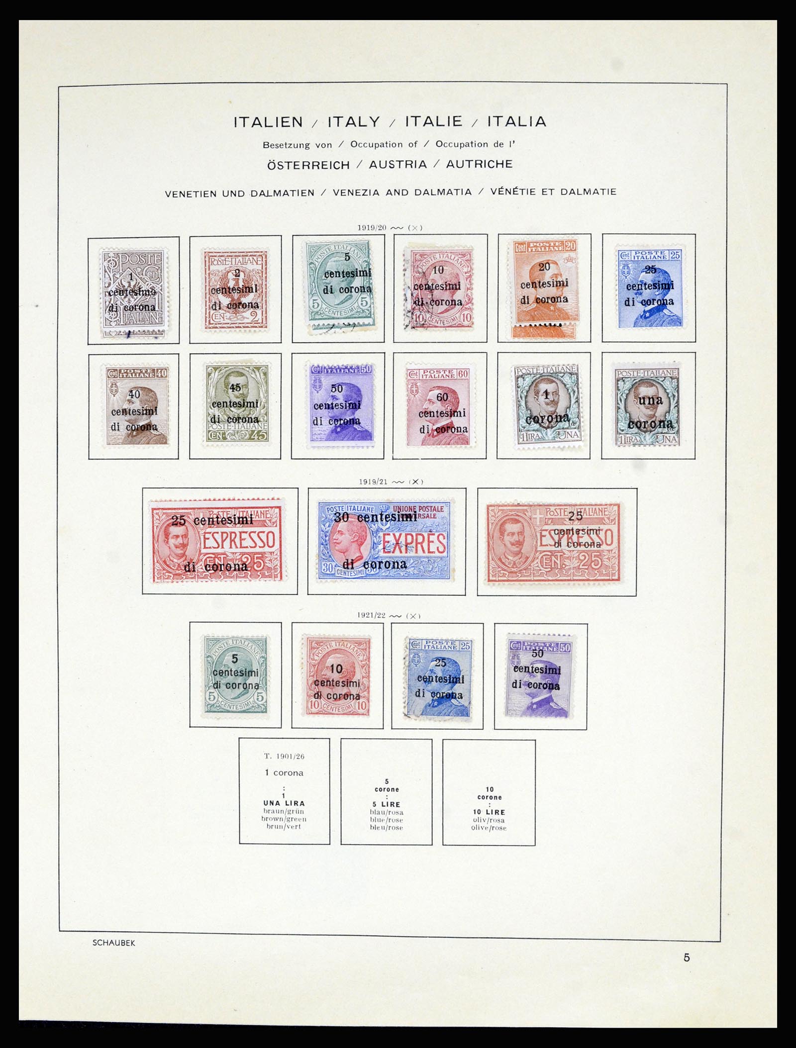 36576 048 - Postzegelverzameling 36576 Italian territories and colonies 1874-1954