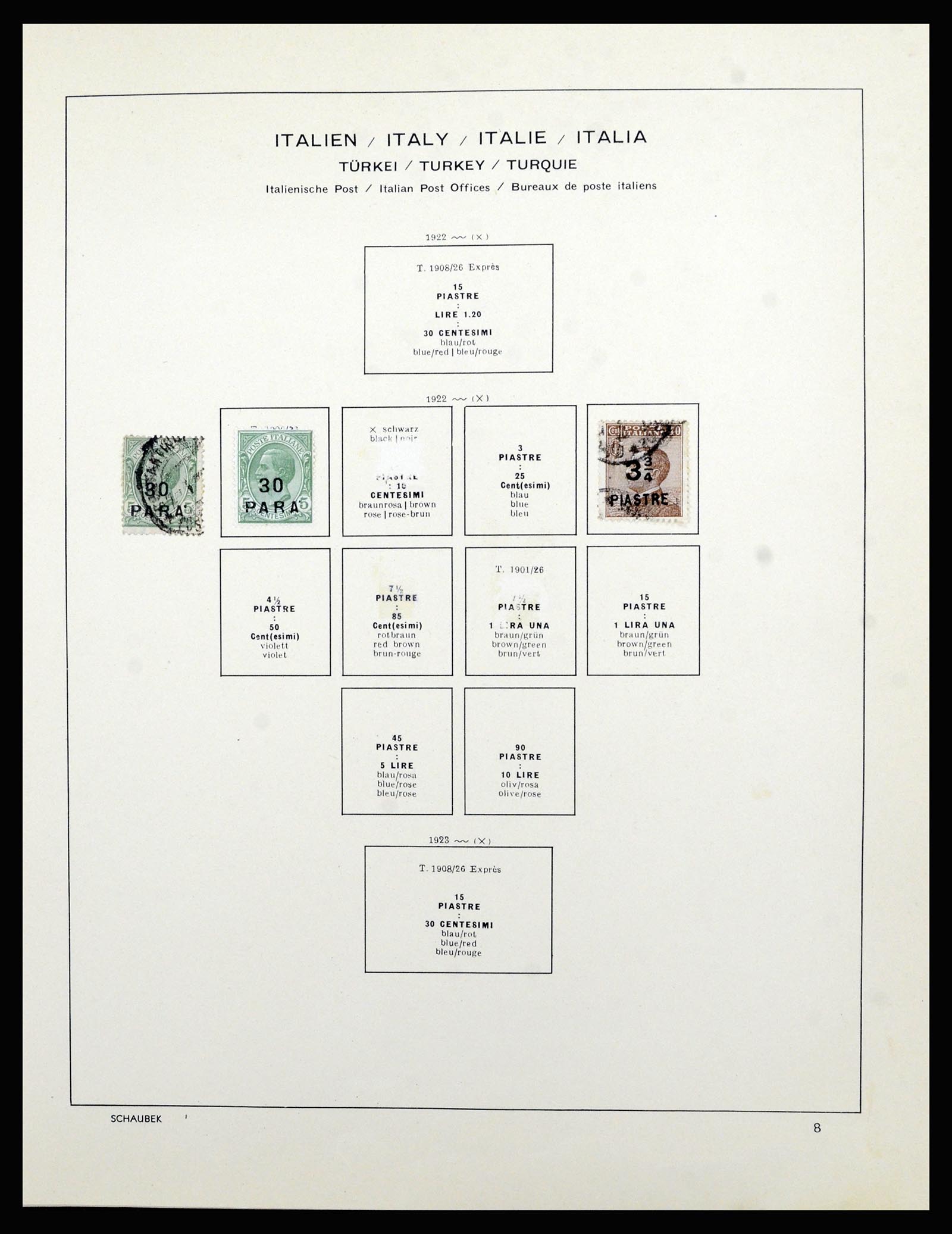 36576 059 - Postzegelverzameling 36576 Italian territories and colonies 1874-1954