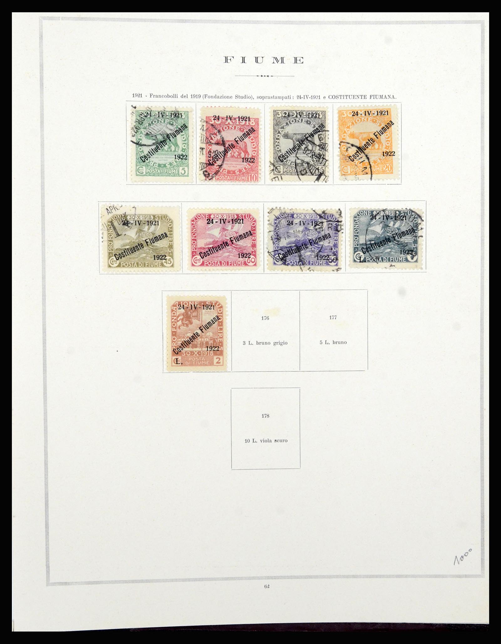 36576 105 - Postzegelverzameling 36576 Italian territories and colonies 1874-1954