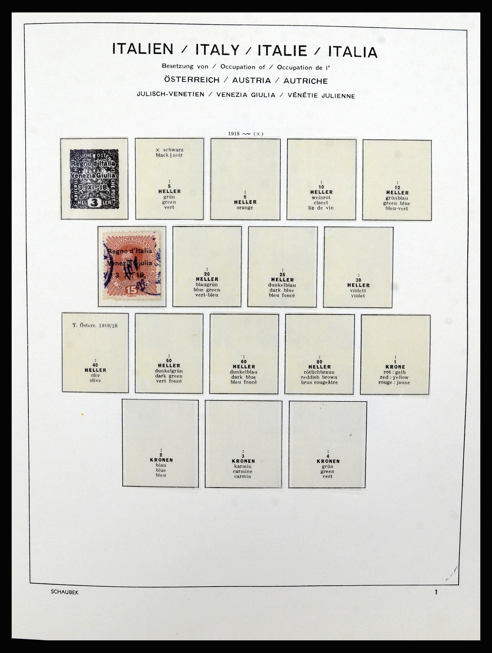 36577 006 - Postzegelverzameling 36577 Italian territories 1870-1940.