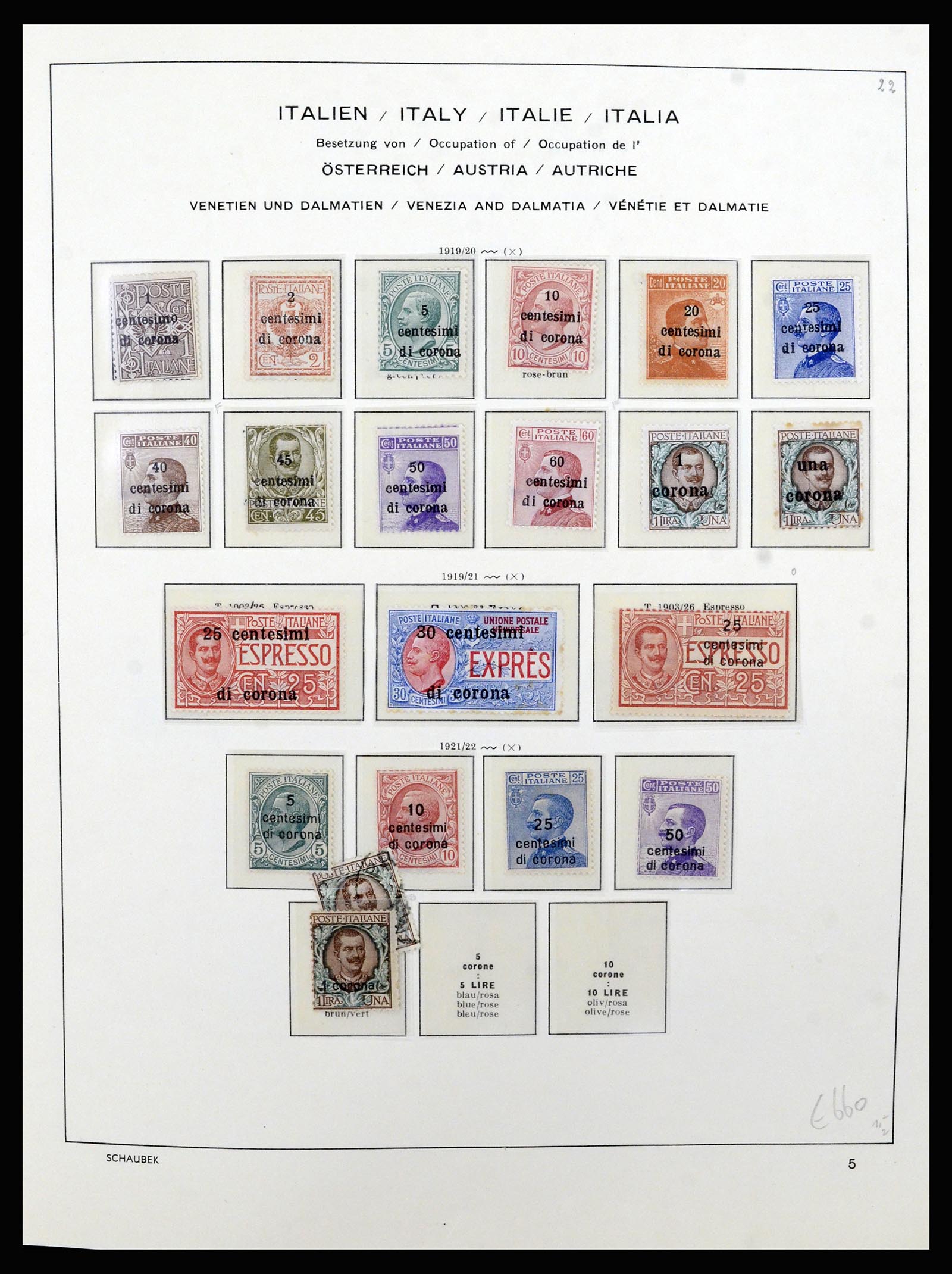 36577 009 - Postzegelverzameling 36577 Italian territories 1870-1940.