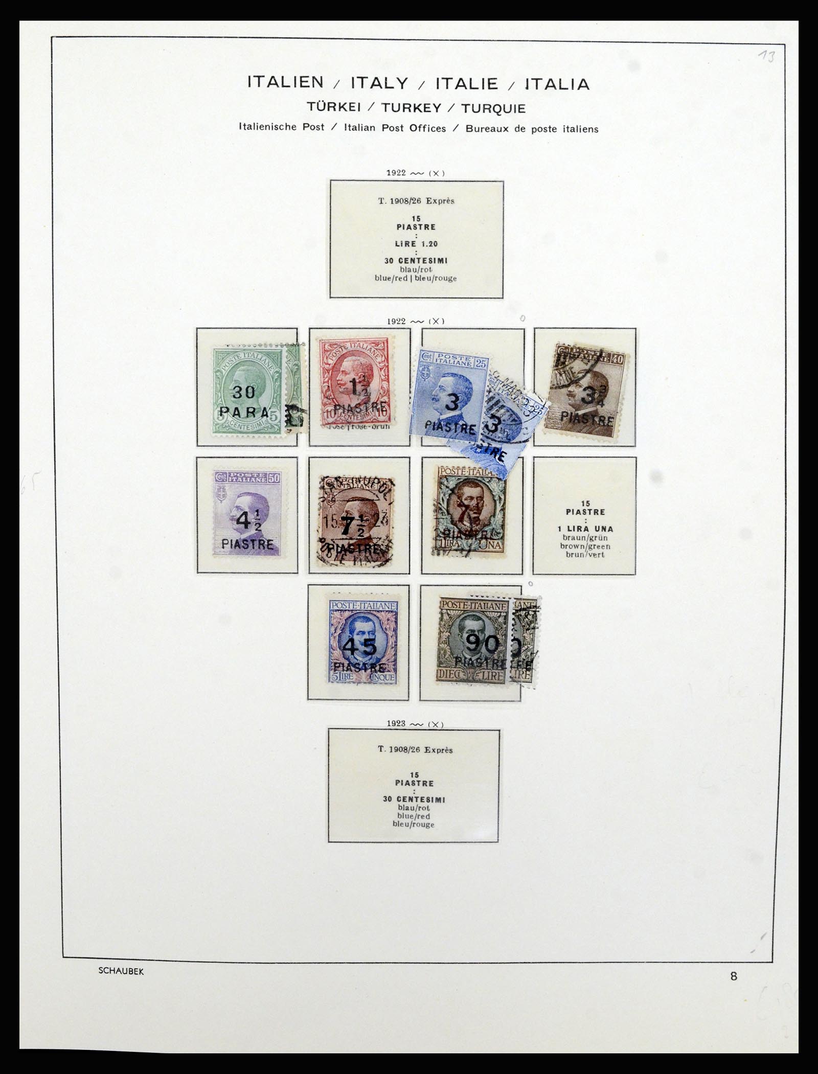 36577 020 - Stamp collection 36577 Italiaanse gebieden 1870-1940.