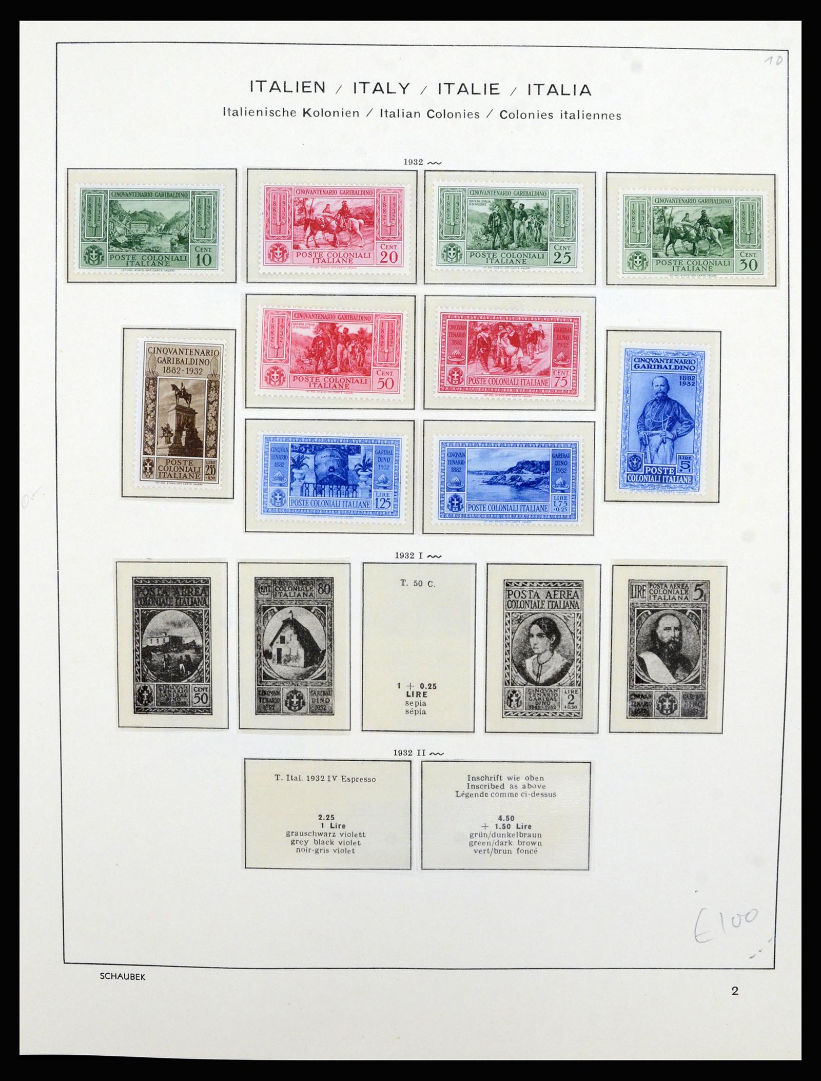 36577 023 - Stamp collection 36577 Italiaanse gebieden 1870-1940.
