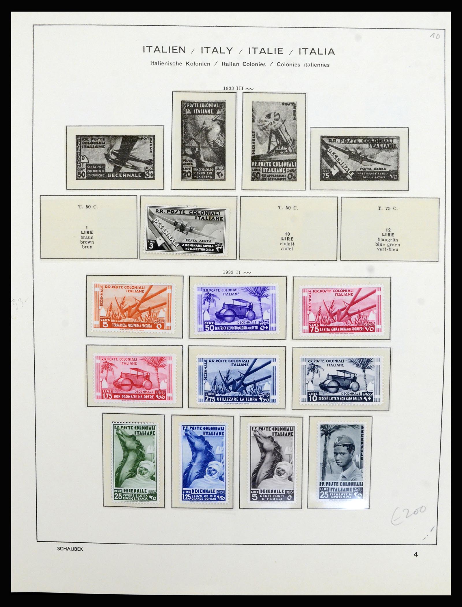 36577 025 - Postzegelverzameling 36577 Italian territories 1870-1940.