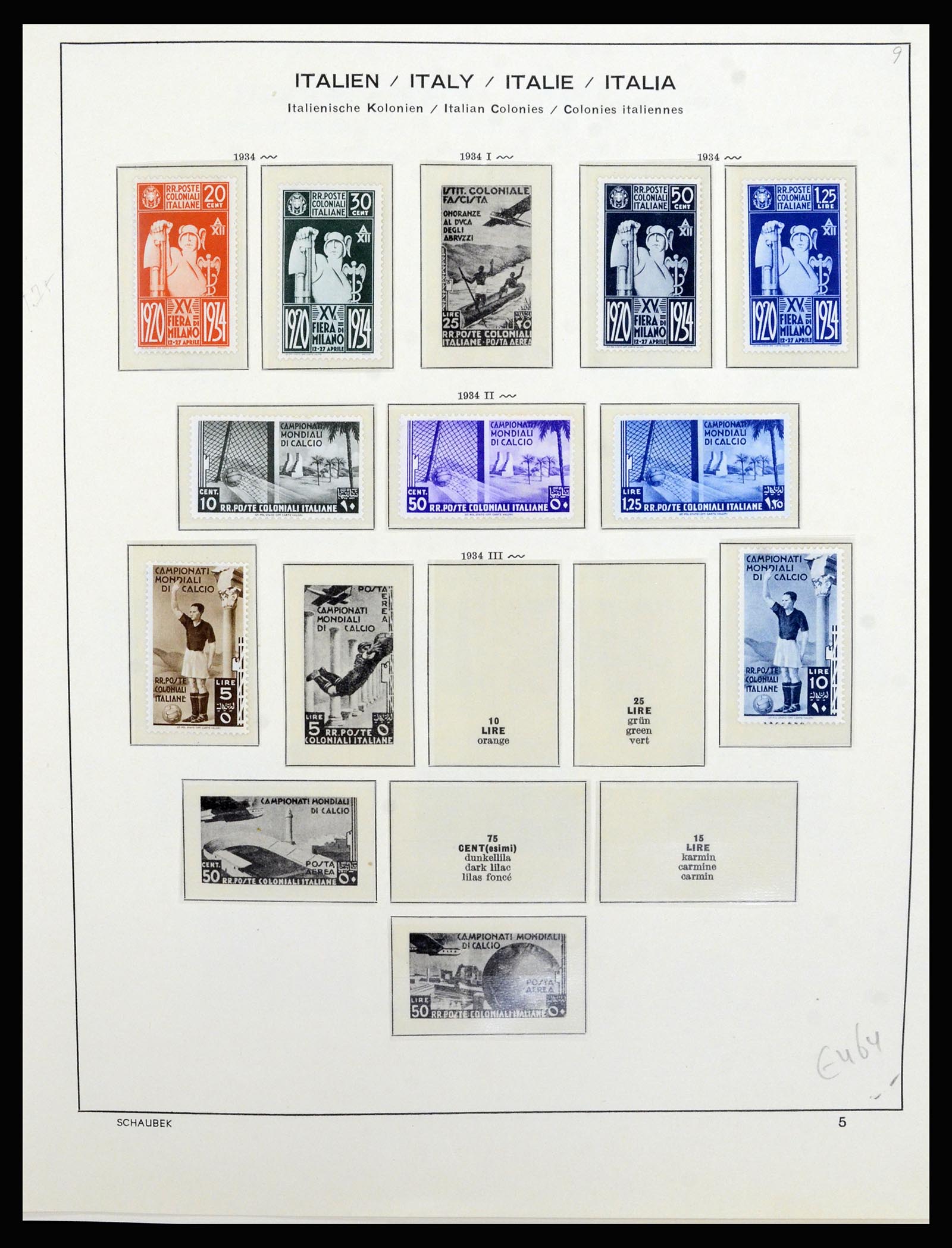 36577 026 - Stamp collection 36577 Italiaanse gebieden 1870-1940.