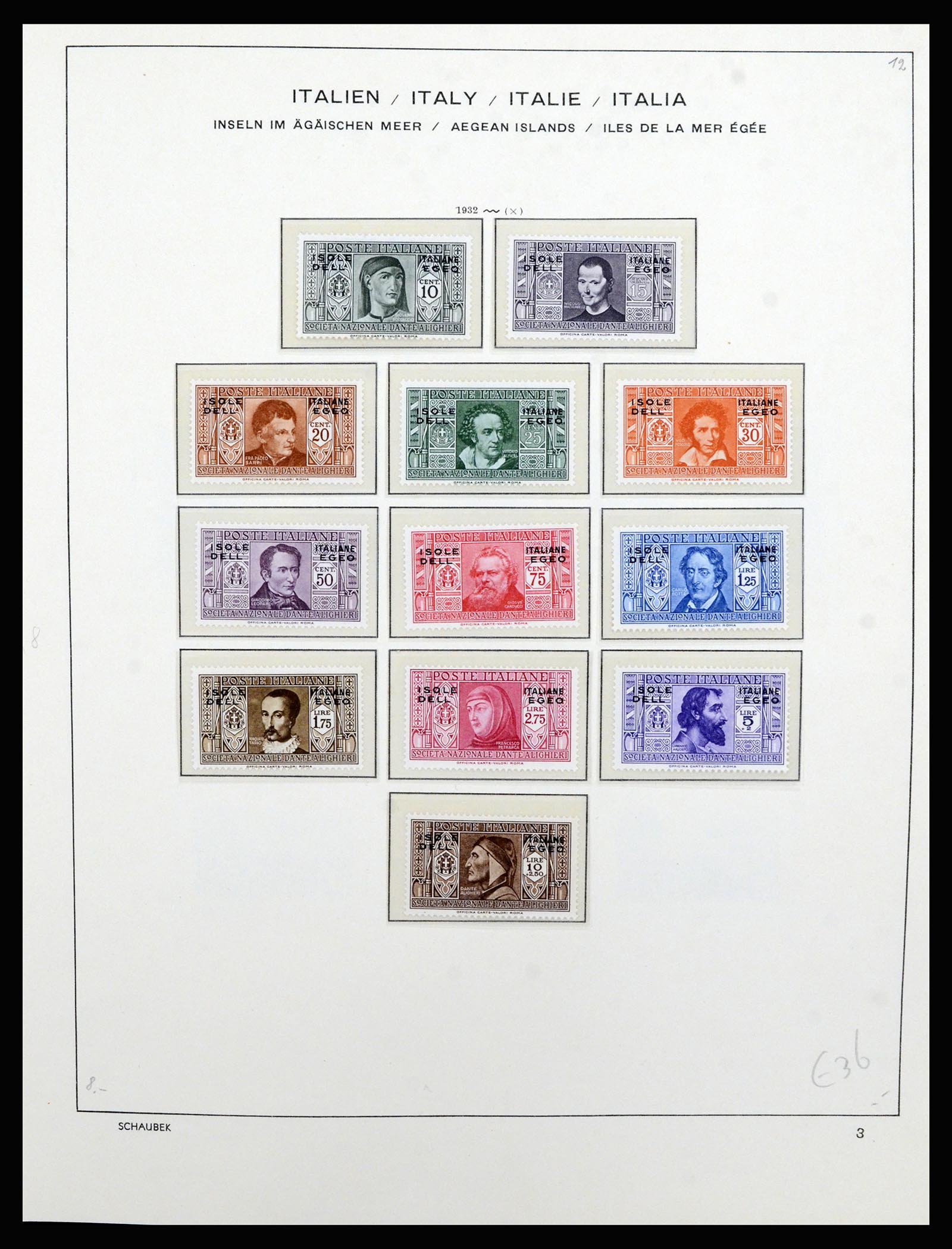 36577 029 - Postzegelverzameling 36577 Italian territories 1870-1940.