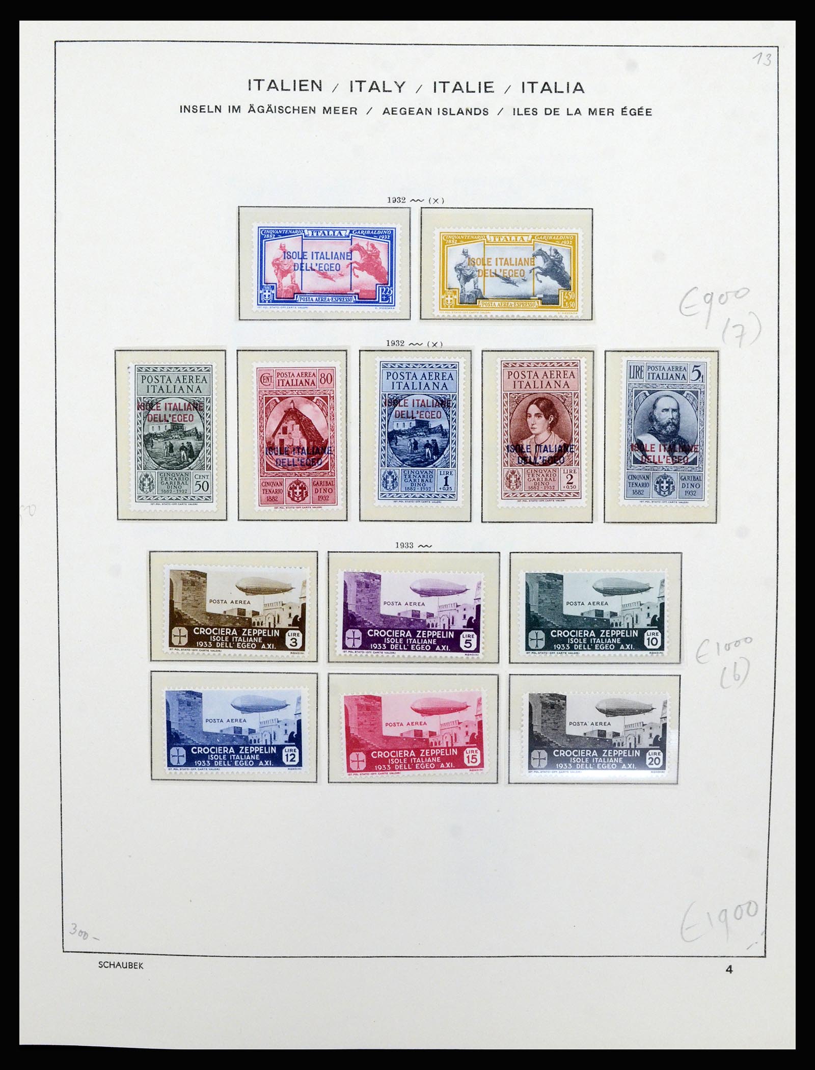 36577 030 - Postzegelverzameling 36577 Italian territories 1870-1940.