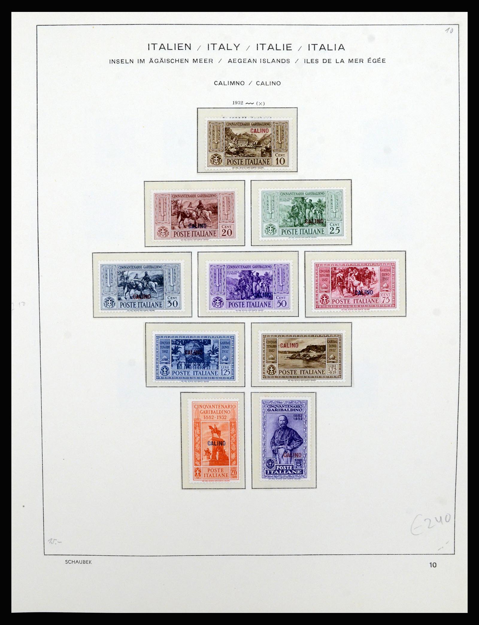 36577 036 - Postzegelverzameling 36577 Italian territories 1870-1940.
