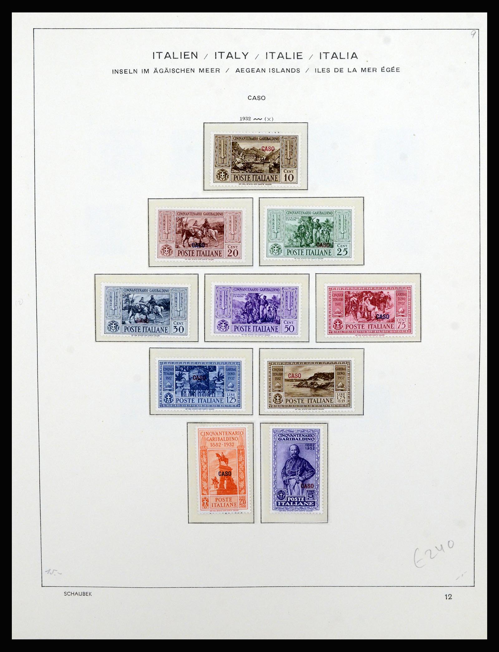 36577 038 - Postzegelverzameling 36577 Italian territories 1870-1940.