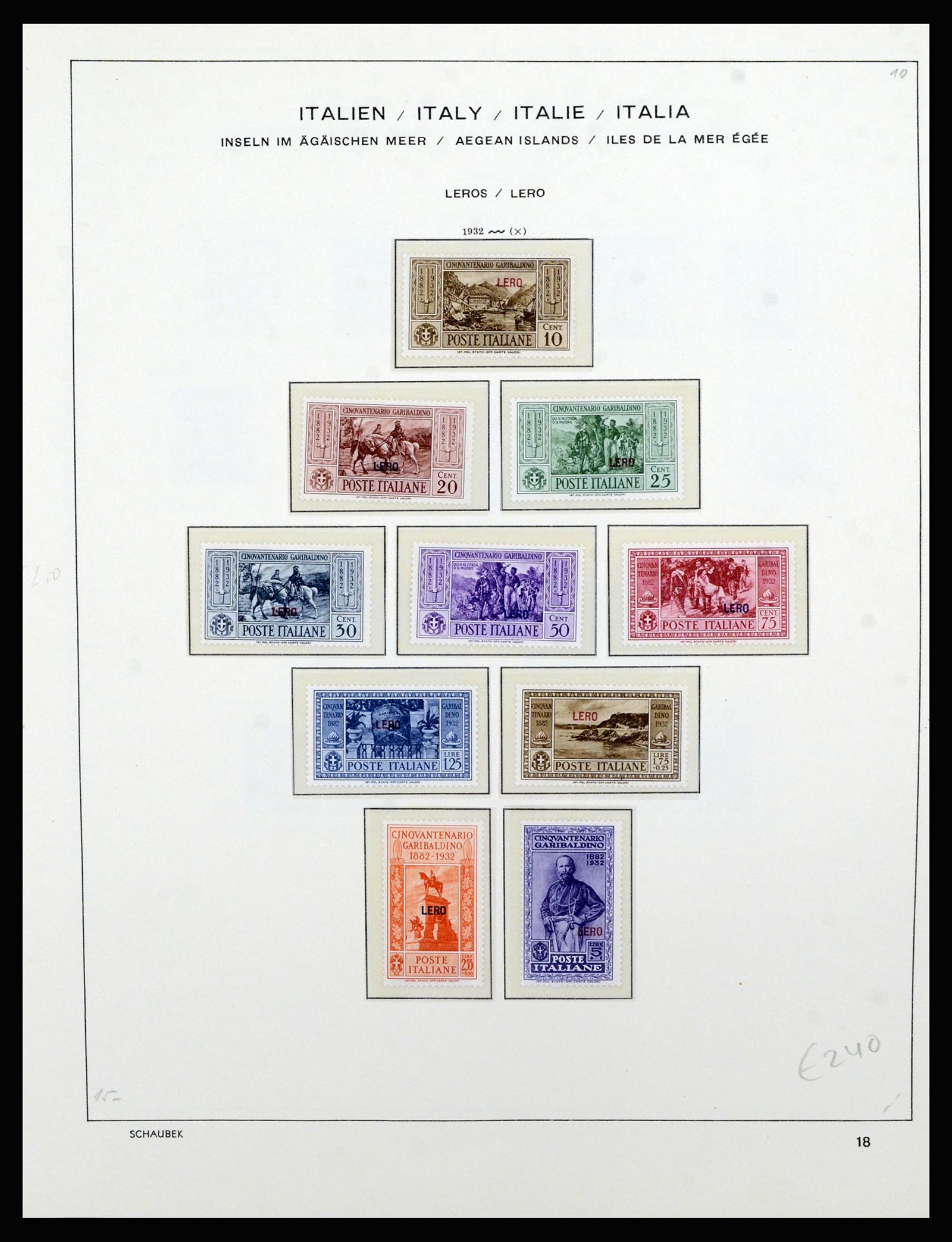 36577 044 - Stamp collection 36577 Italiaanse gebieden 1870-1940.