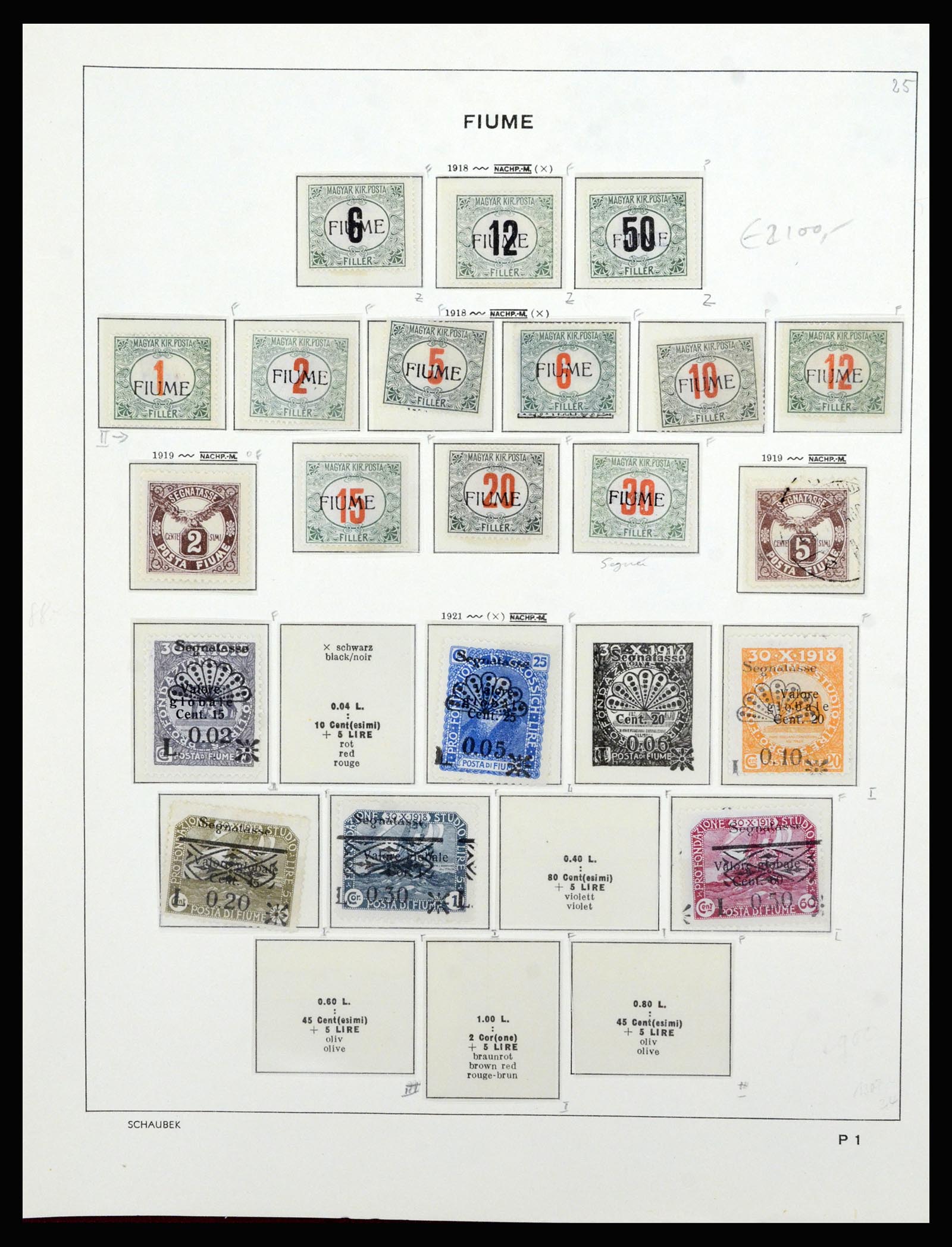 36577 082 - Postzegelverzameling 36577 Italian territories 1870-1940.