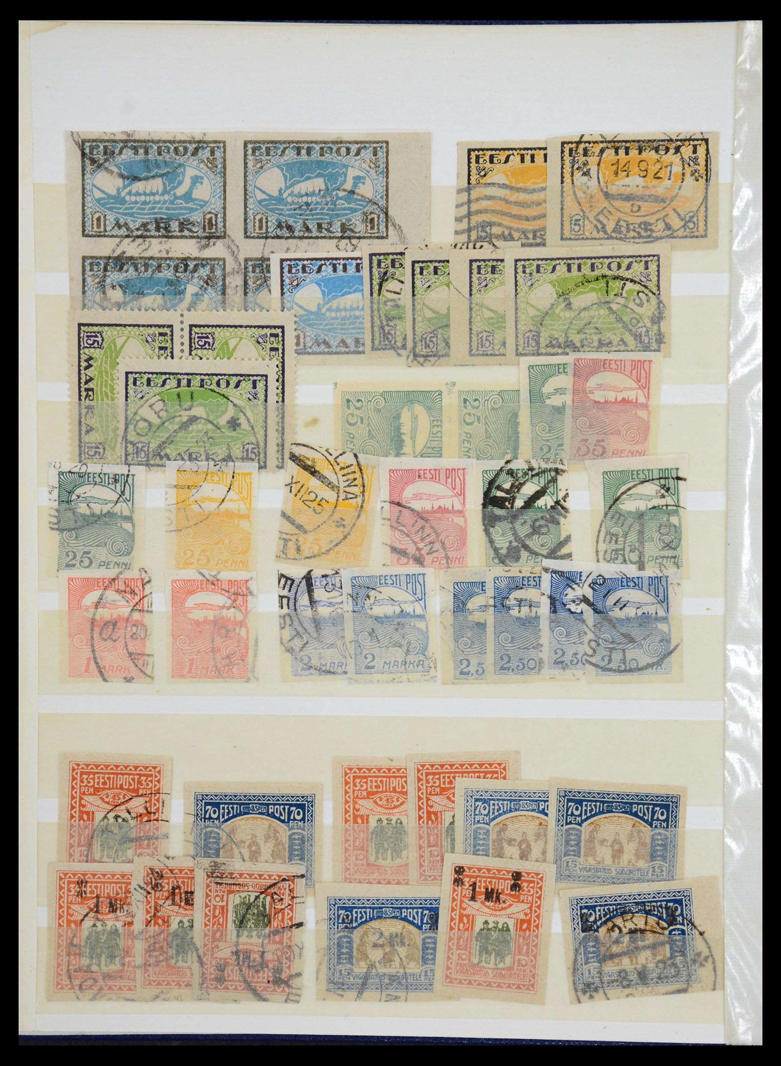 36578 002 - Postzegelverzameling 36578 Estland 1918-1991.