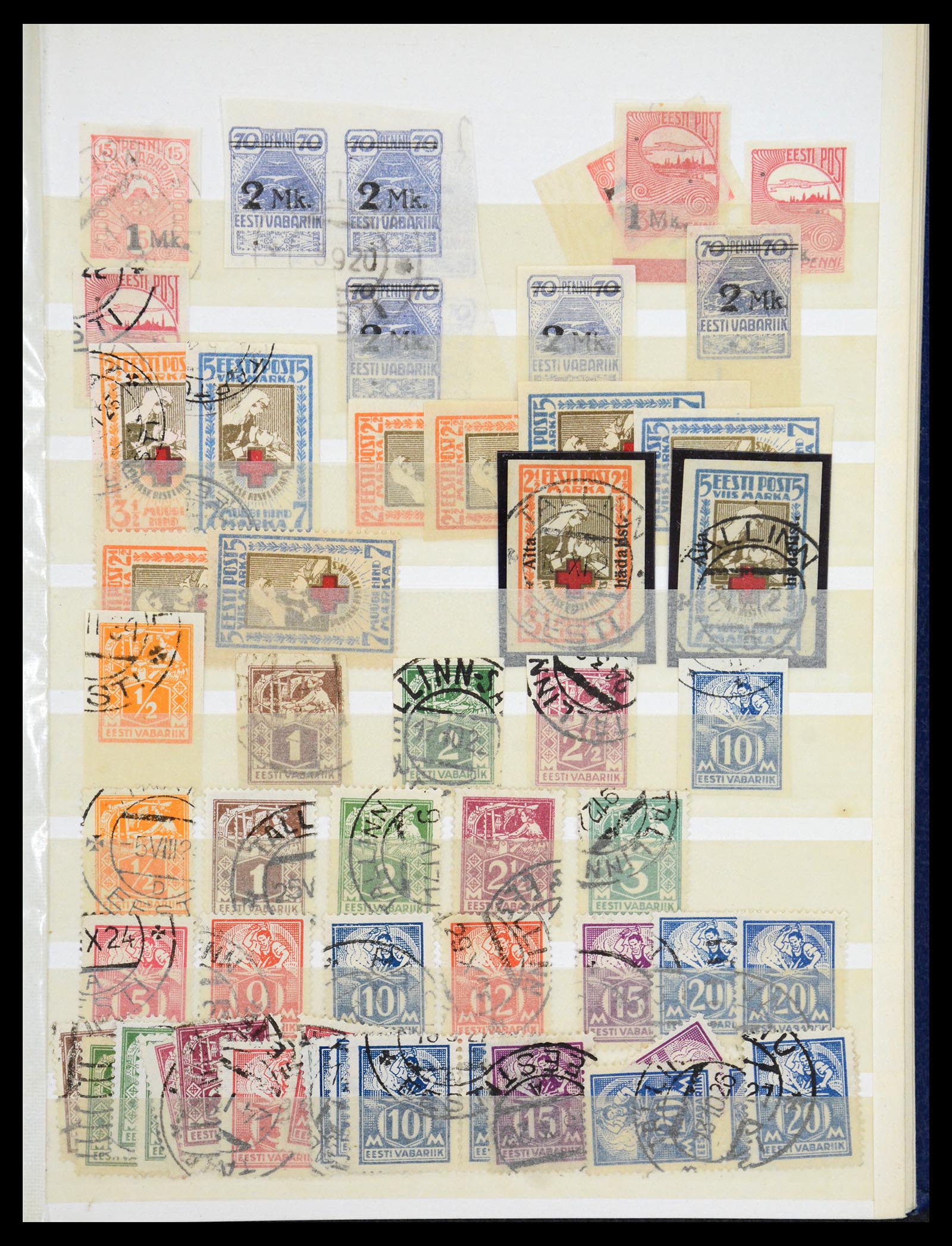 36578 003 - Postzegelverzameling 36578 Estland 1918-1991.