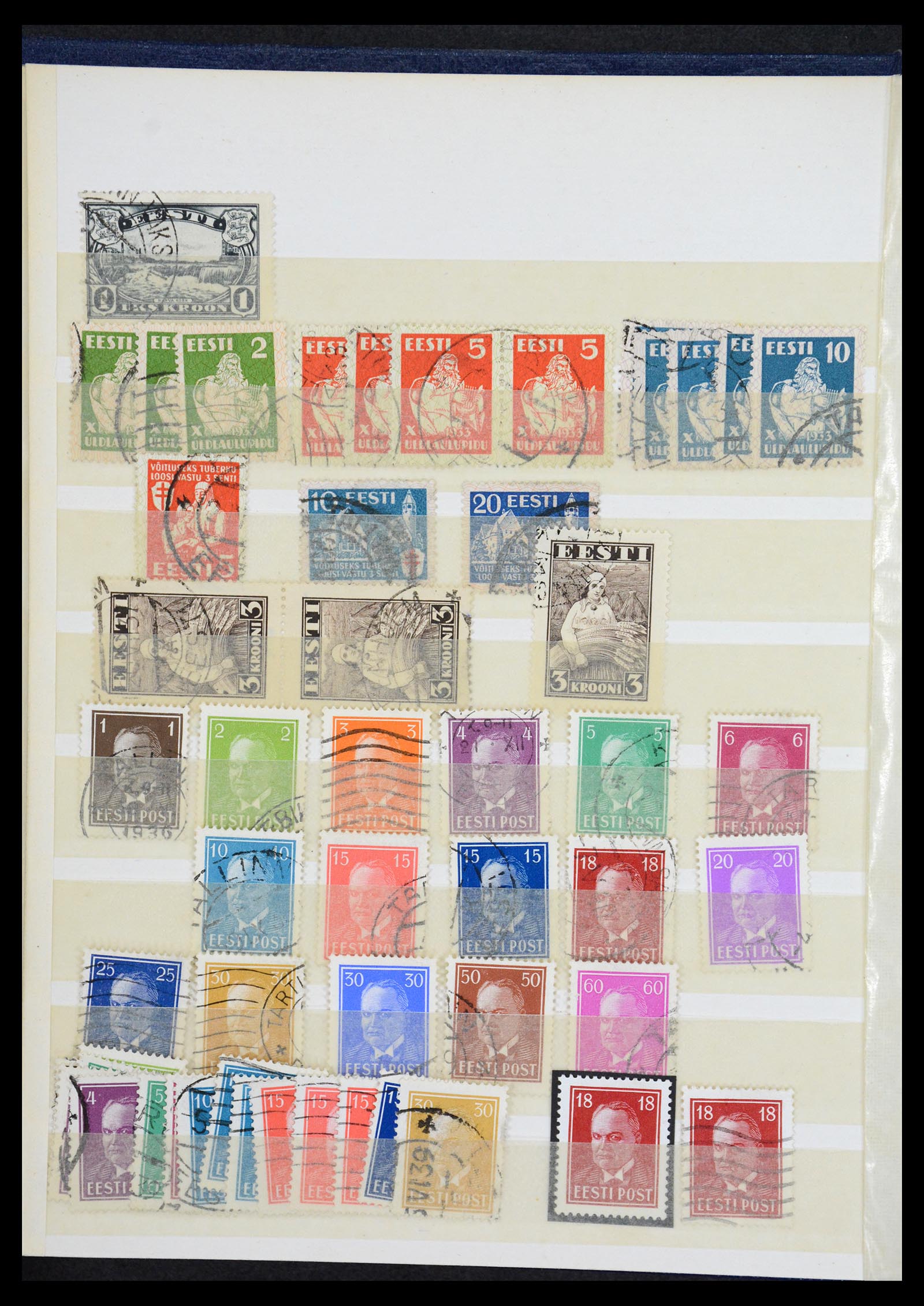 36578 006 - Postzegelverzameling 36578 Estland 1918-1991.