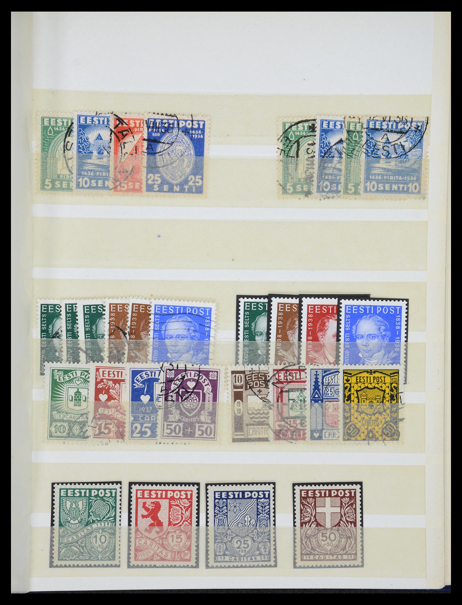36578 007 - Postzegelverzameling 36578 Estland 1918-1991.