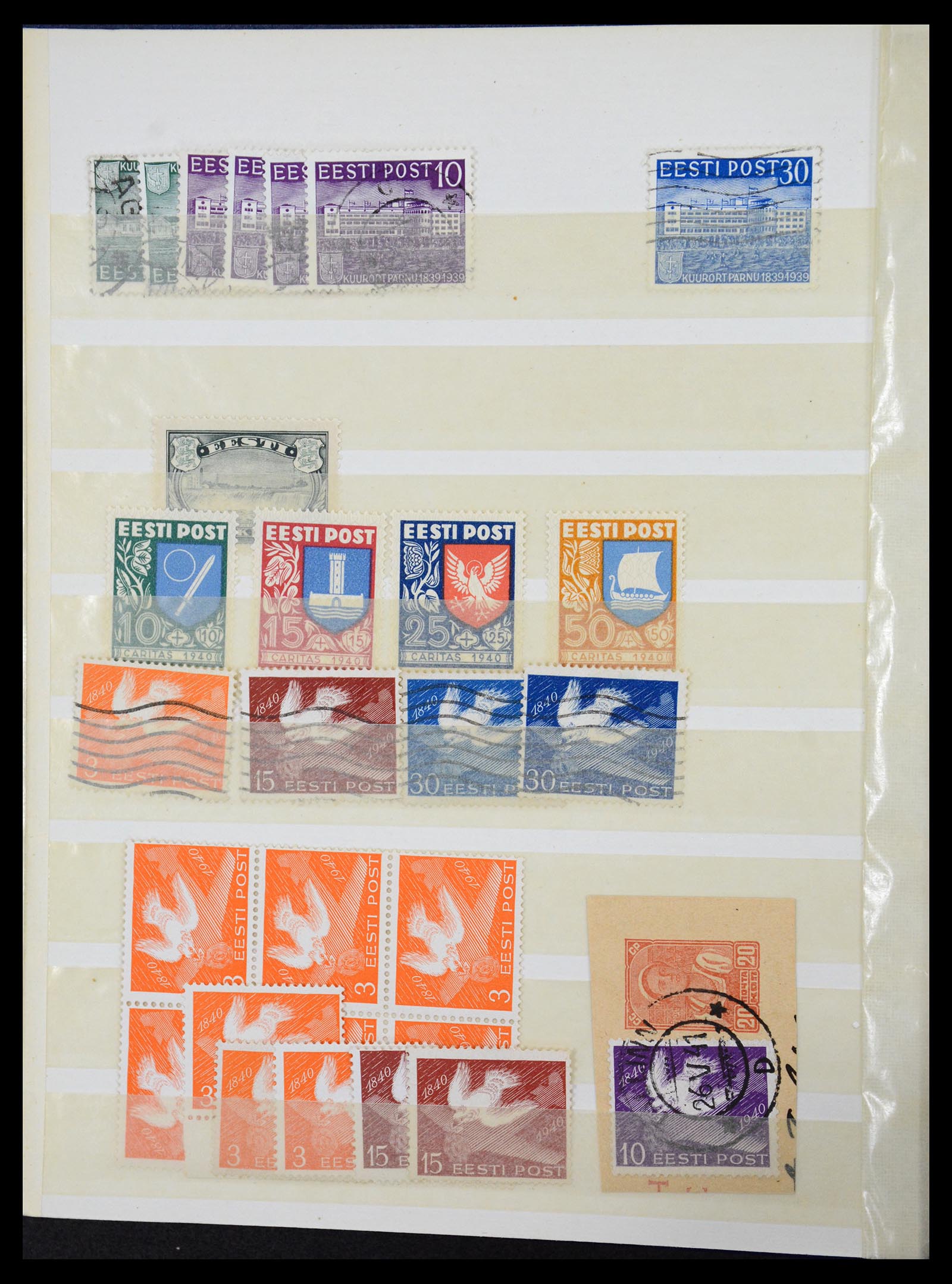 36578 008 - Postzegelverzameling 36578 Estland 1918-1991.