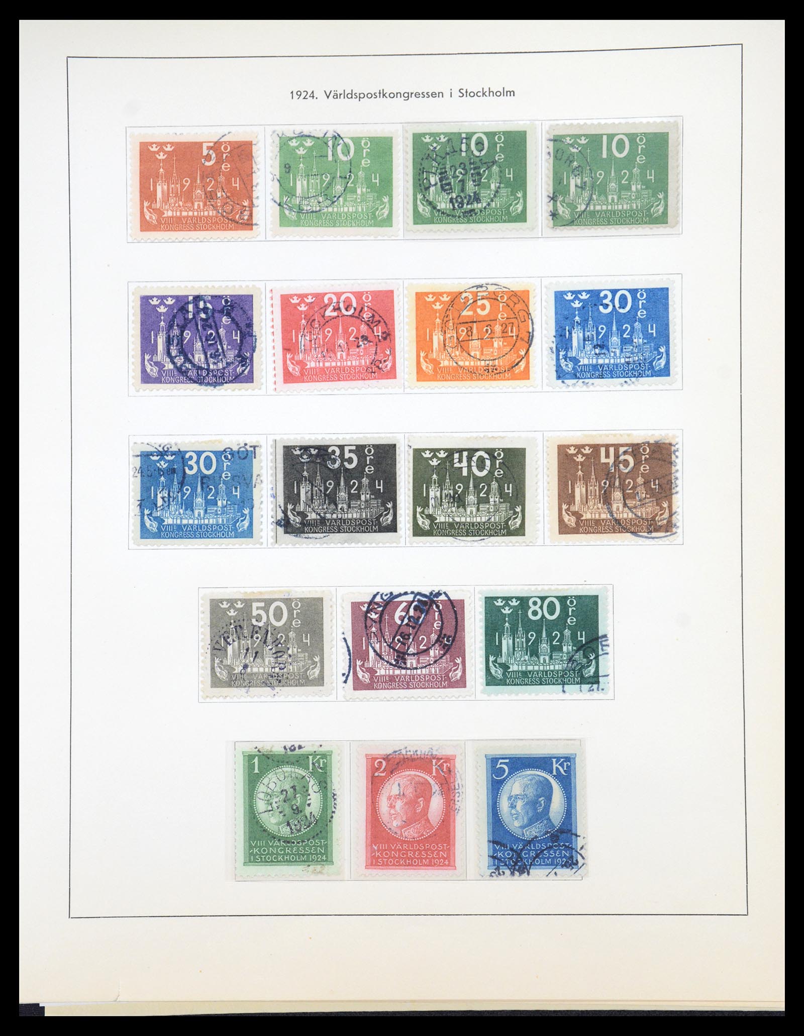 36579 013 - Postzegelverzameling 36579 Sweden complete collection 1855-1975.