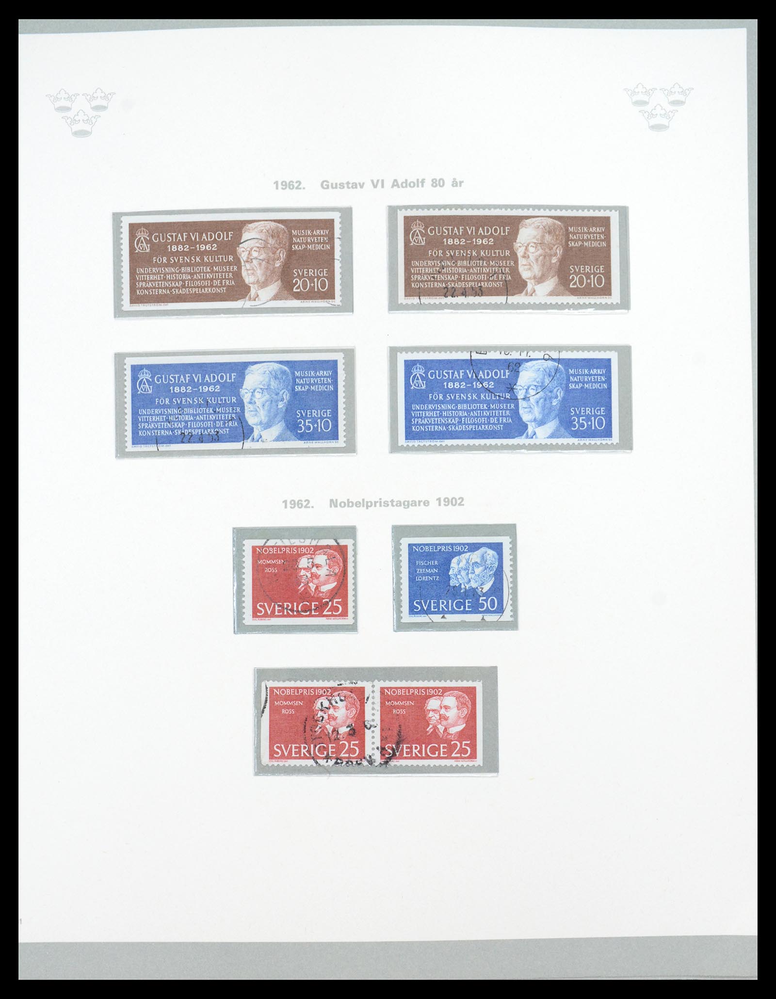 36579 051 - Stamp collection 36579 Zweden complete verzameling 1855-1975.