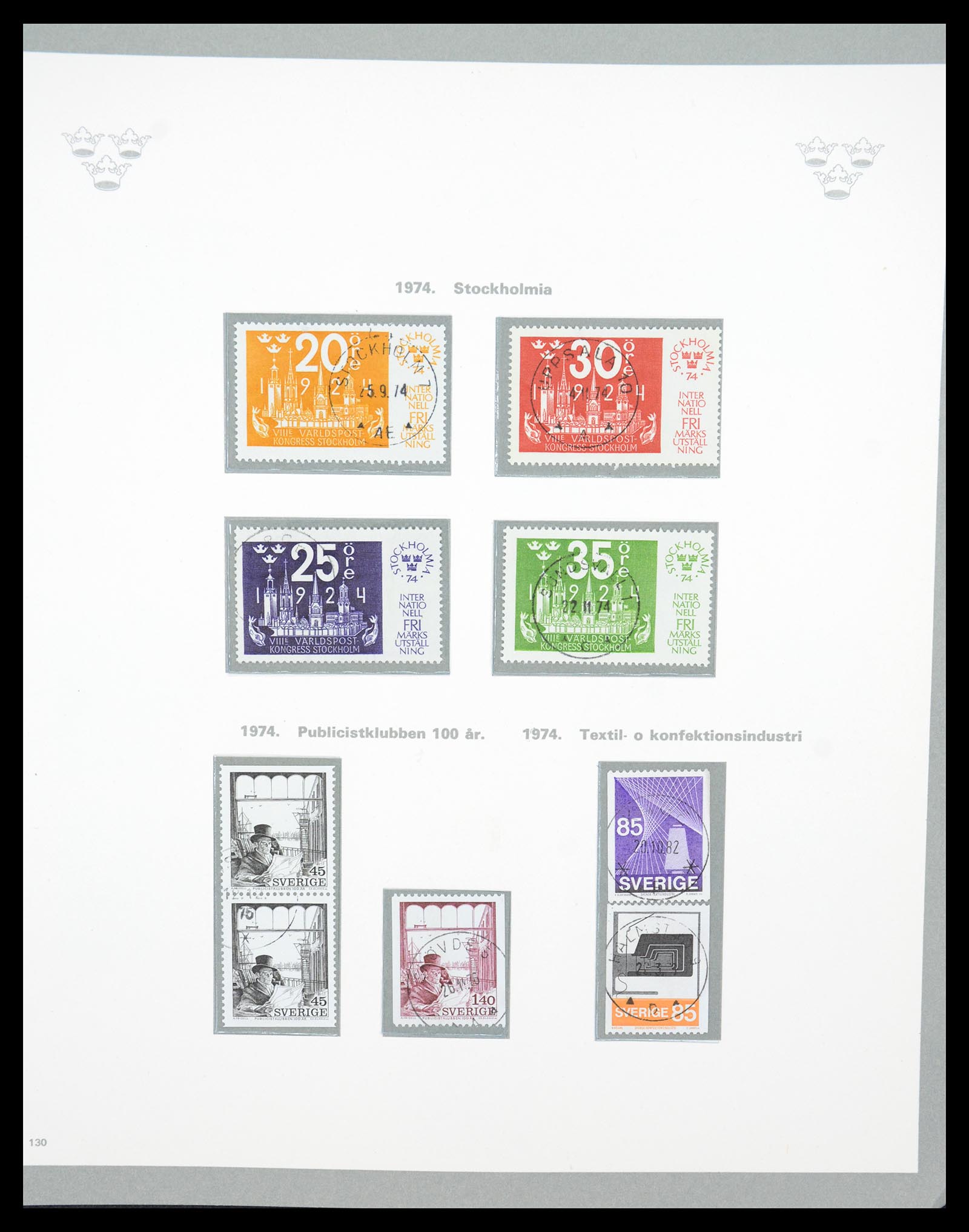 36579 102 - Stamp collection 36579 Zweden complete verzameling 1855-1975.
