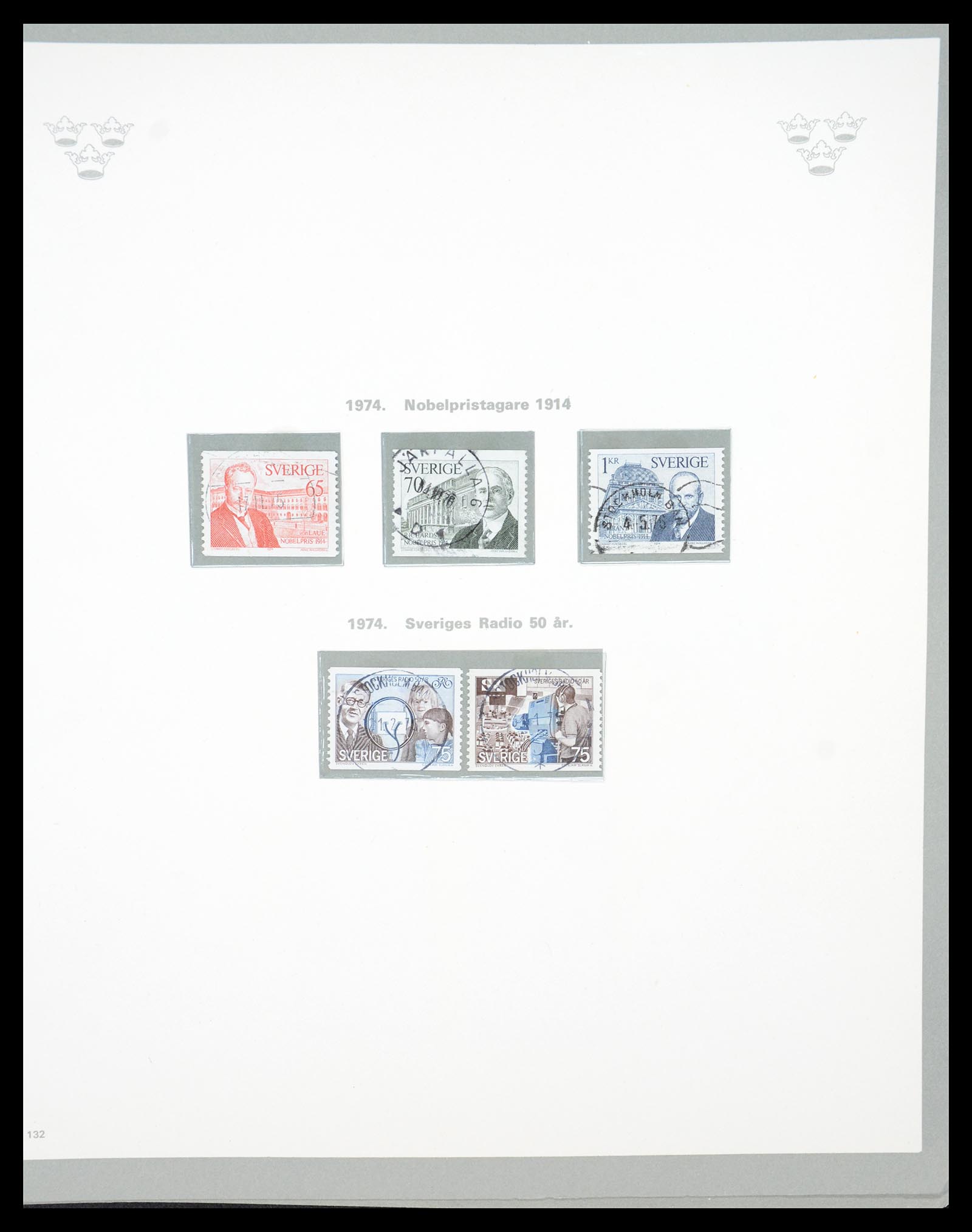 36579 104 - Stamp collection 36579 Zweden complete verzameling 1855-1975.