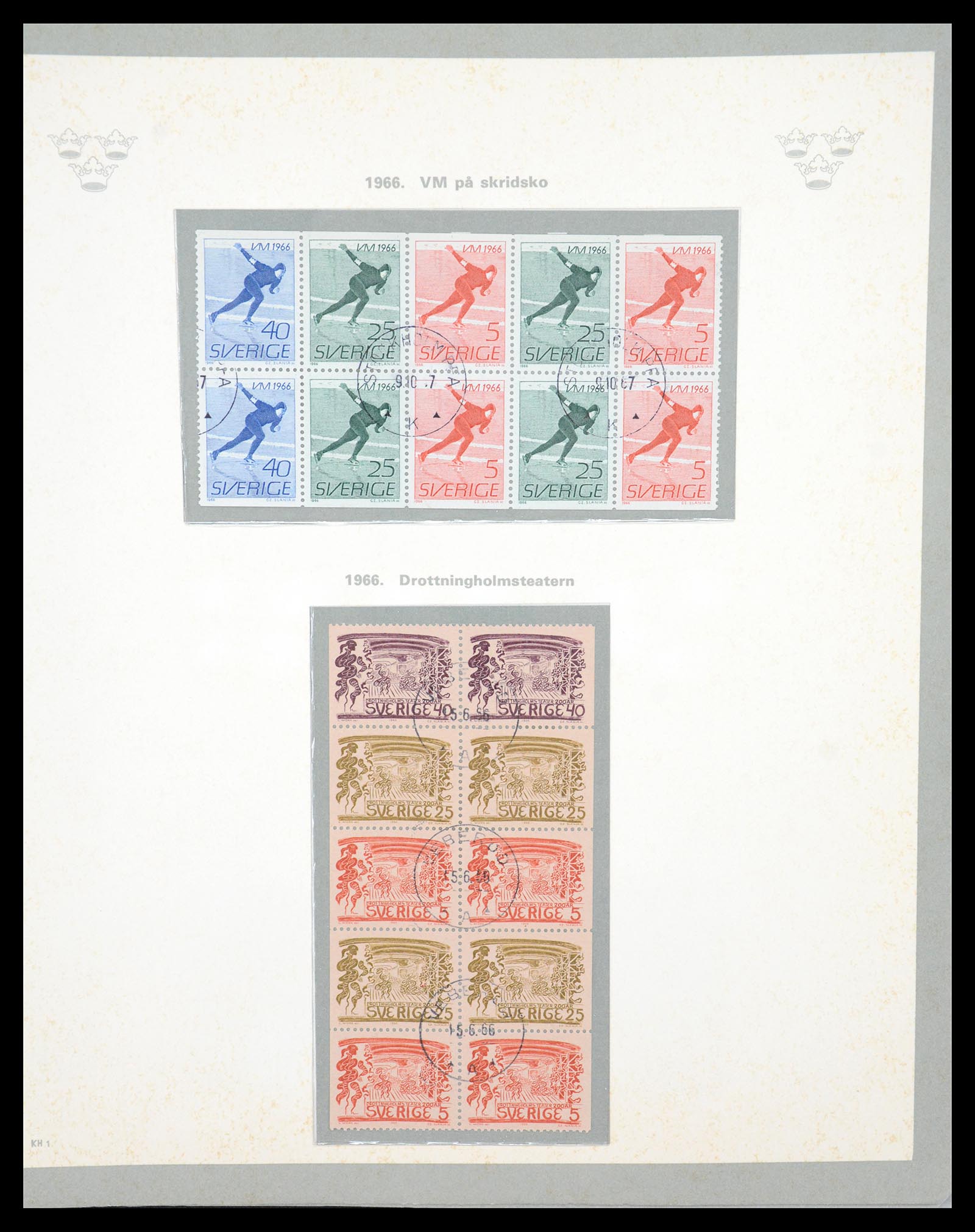 36579 113 - Stamp collection 36579 Zweden complete verzameling 1855-1975.