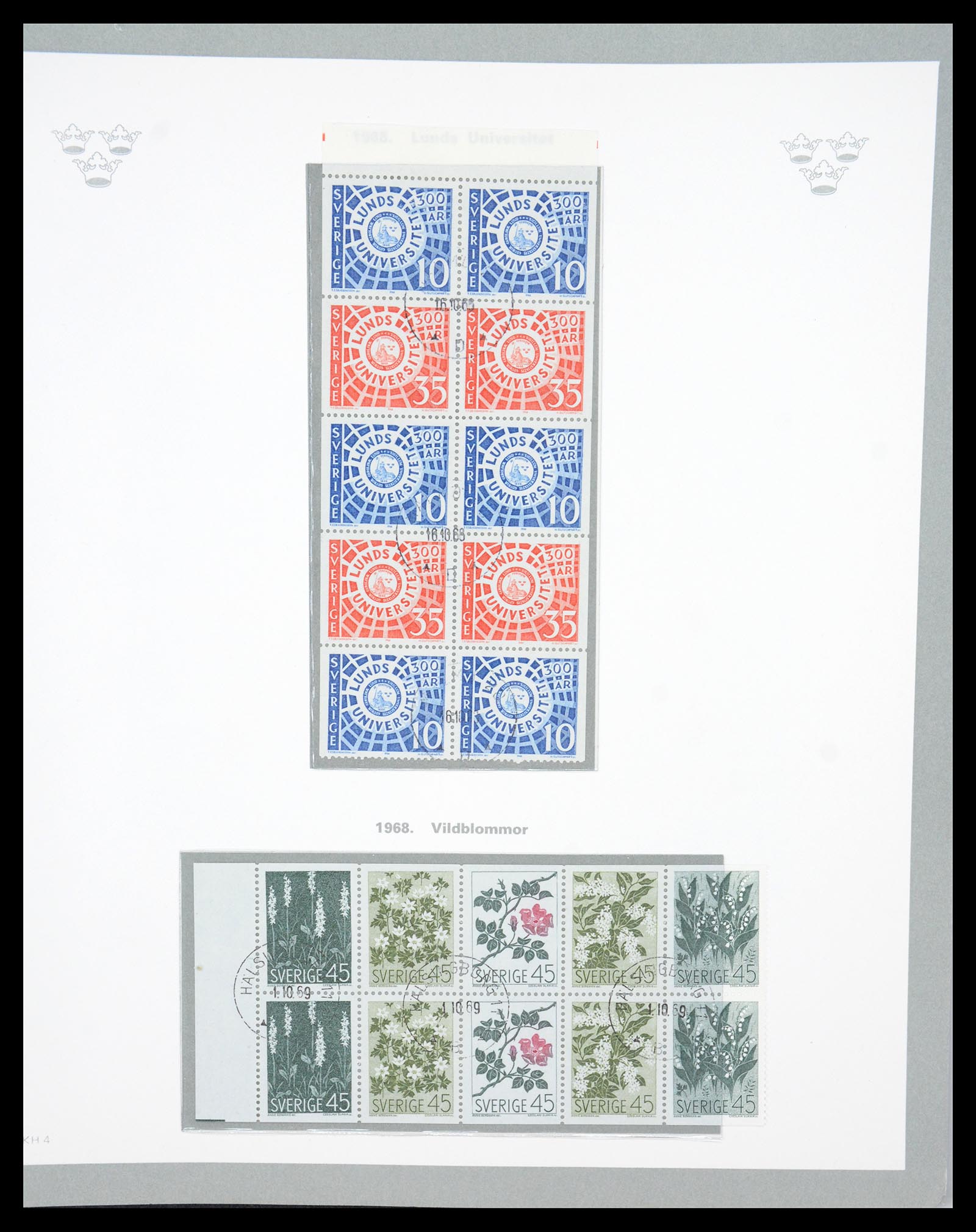 36579 116 - Stamp collection 36579 Zweden complete verzameling 1855-1975.