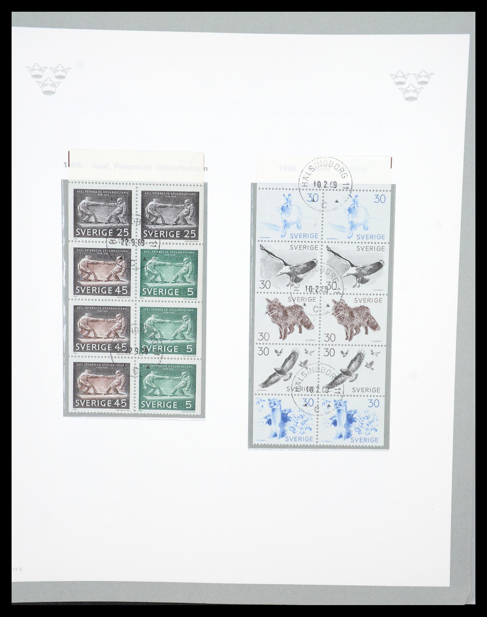 36579 117 - Stamp collection 36579 Zweden complete verzameling 1855-1975.
