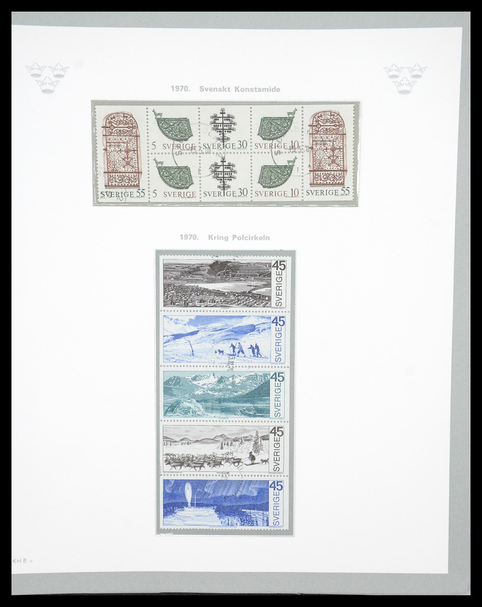 36579 120 - Stamp collection 36579 Zweden complete verzameling 1855-1975.