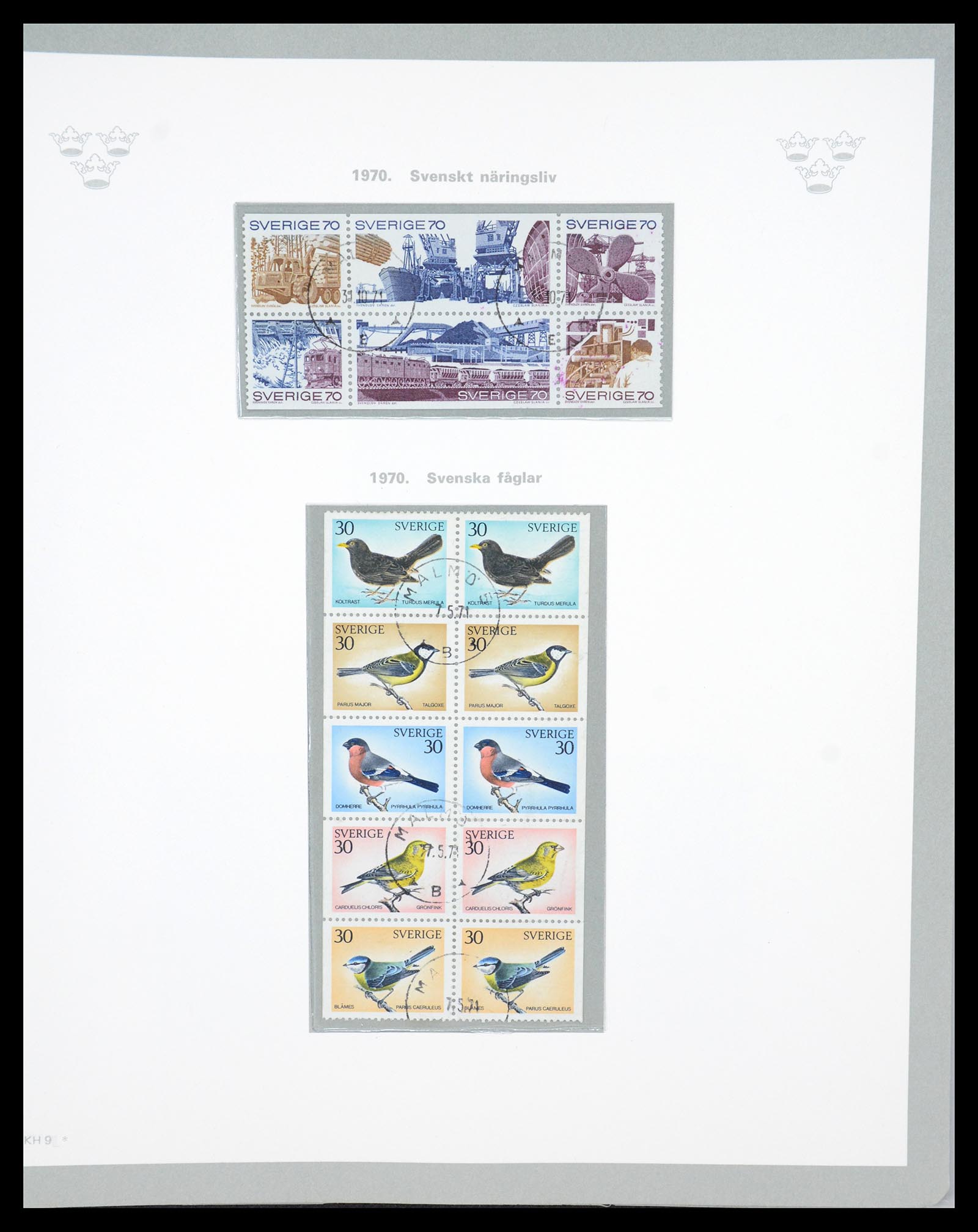 36579 121 - Stamp collection 36579 Zweden complete verzameling 1855-1975.