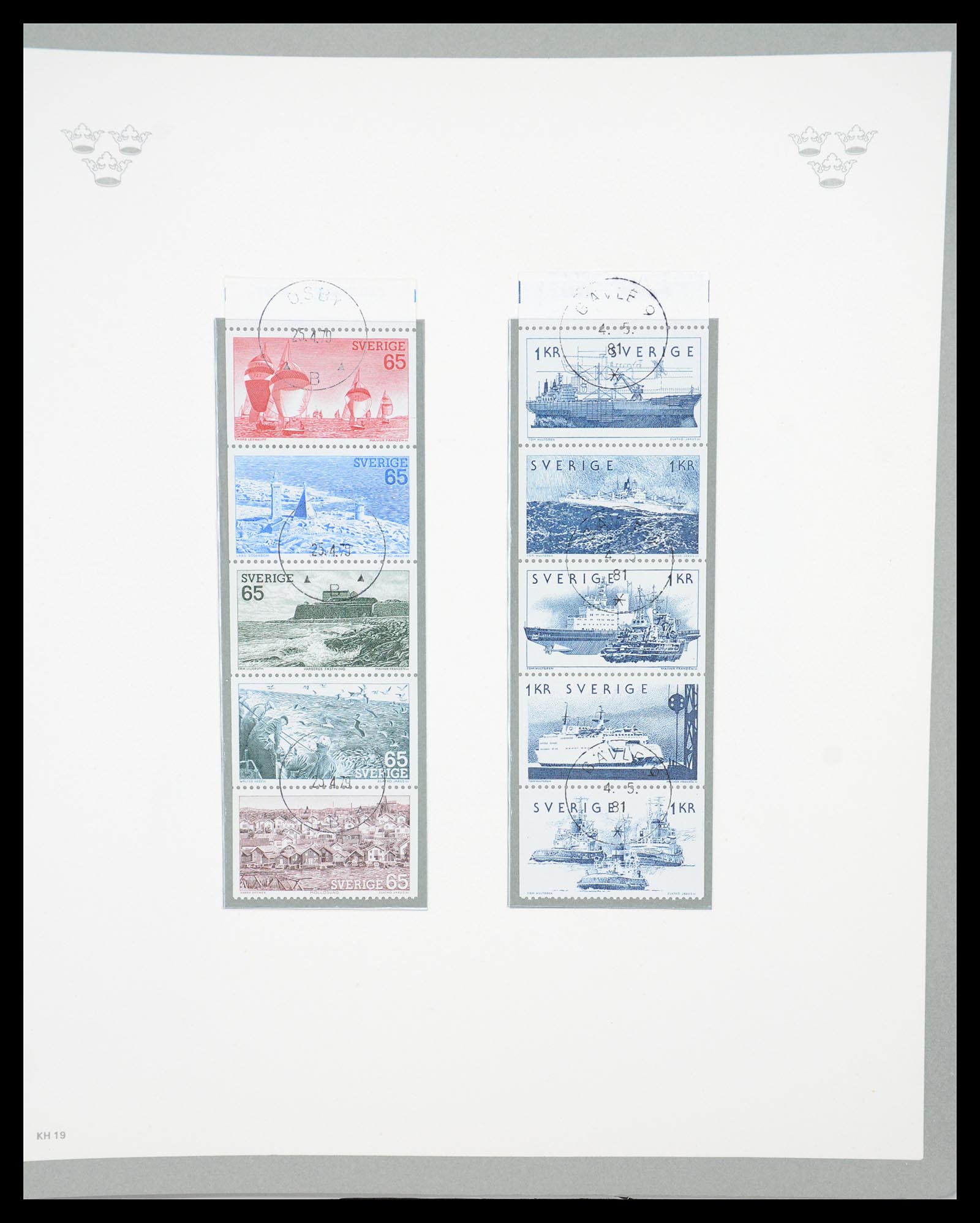 36579 131 - Stamp collection 36579 Zweden complete verzameling 1855-1975.