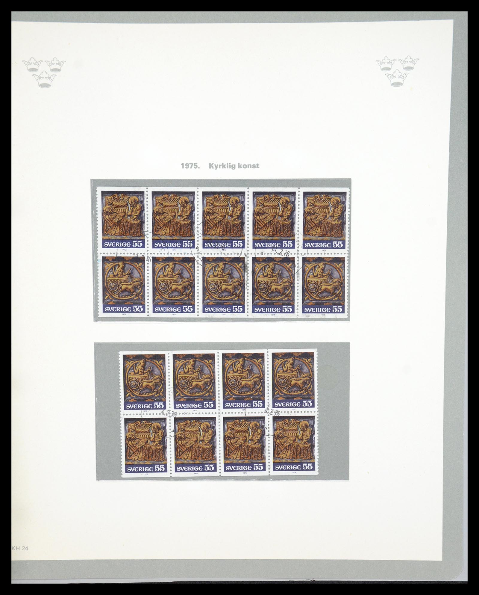36579 135 - Postzegelverzameling 36579 Sweden complete collection 1855-1975.