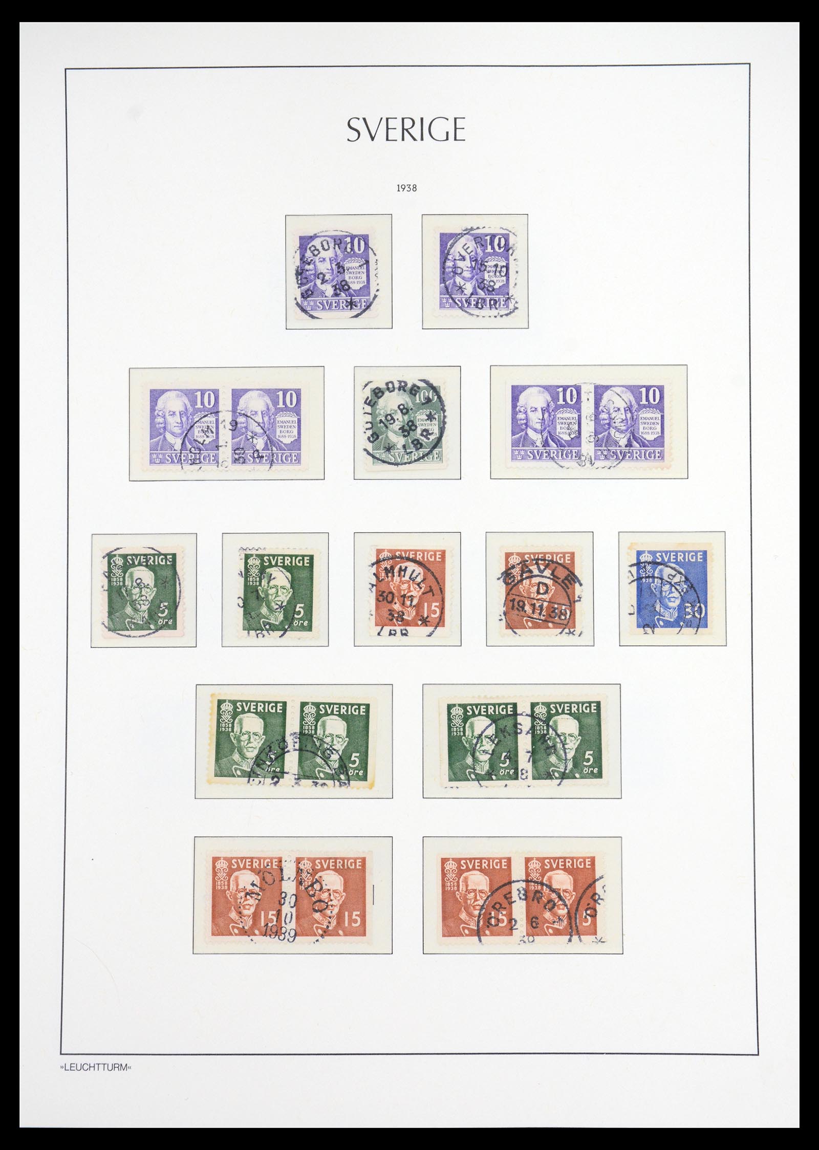 36581 027 - Stamp collection 36581 Zweden complete verzameling 1855-1990.