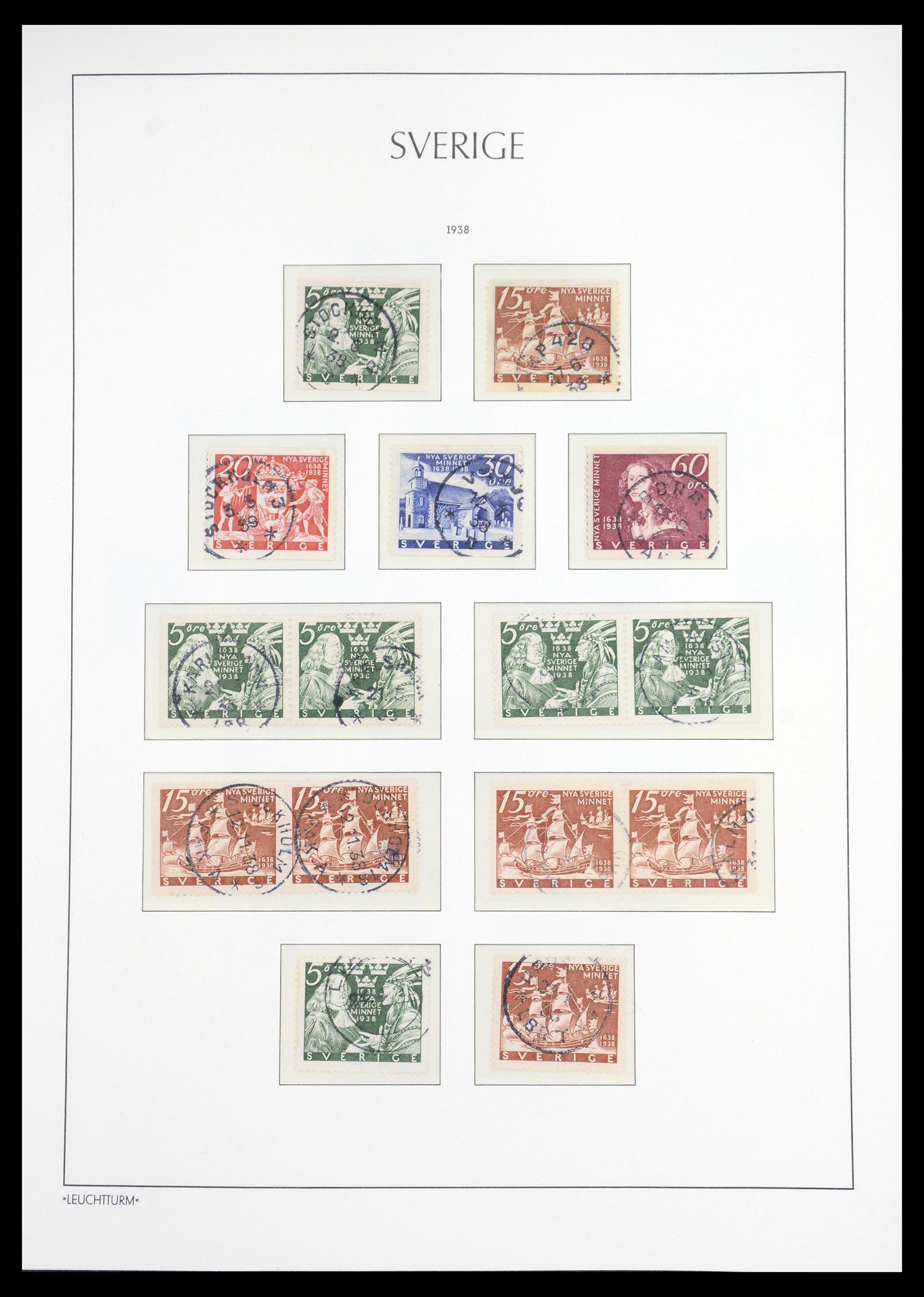 36581 028 - Postzegelverzameling 36581 Sweden complete collection 1855-1990.