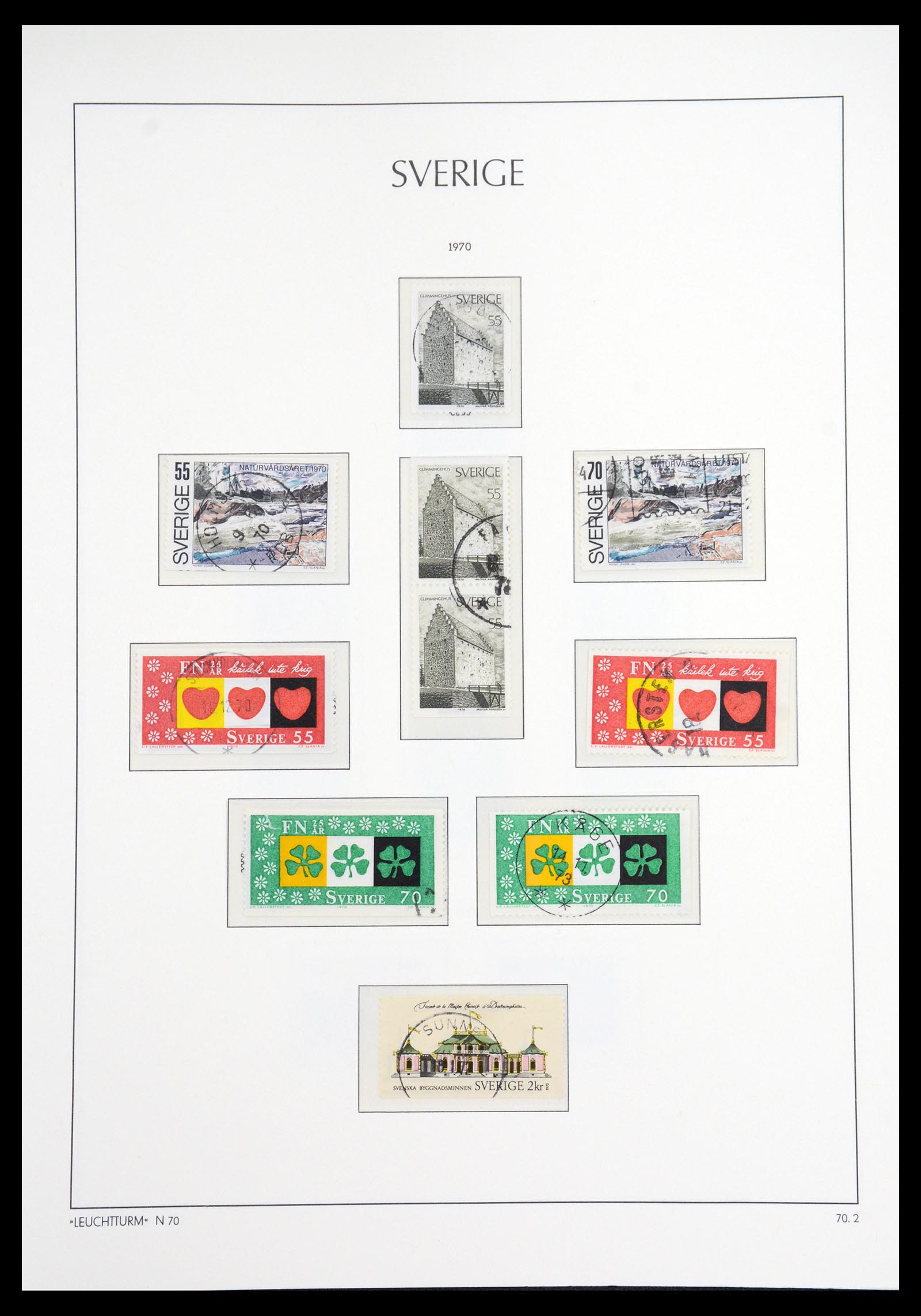36581 089 - Postzegelverzameling 36581 Sweden complete collection 1855-1990.