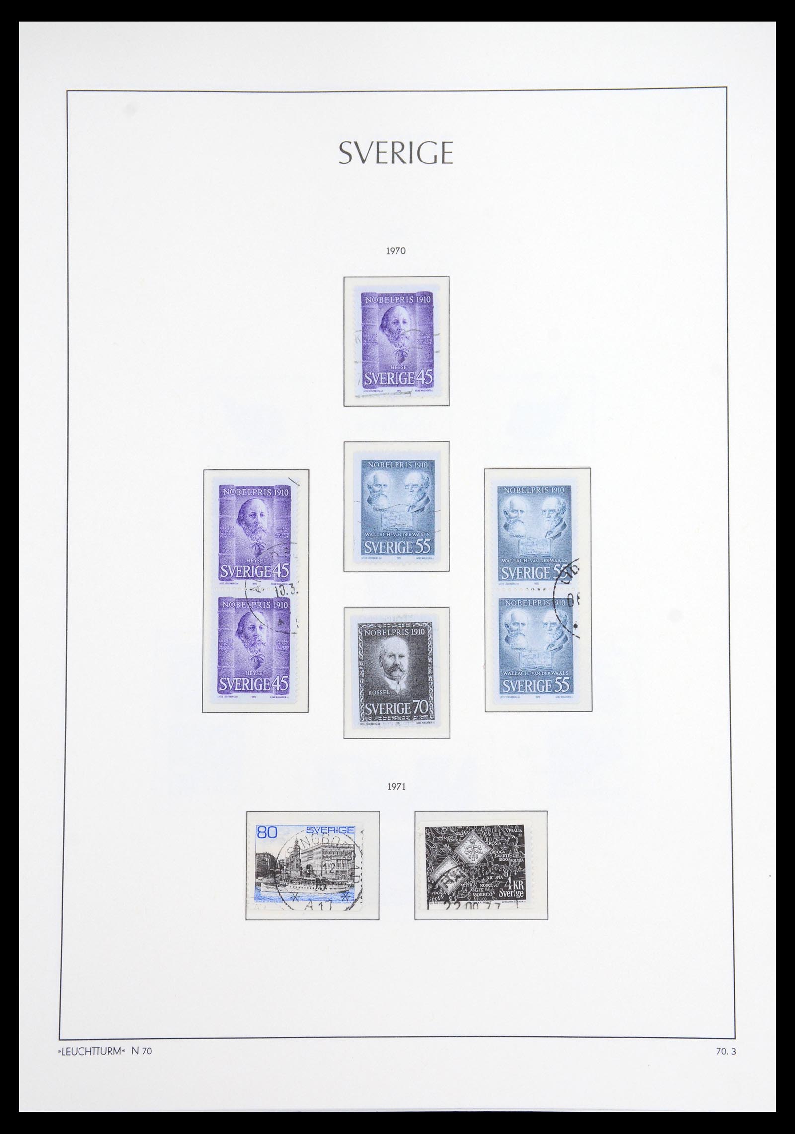 36581 090 - Postzegelverzameling 36581 Sweden complete collection 1855-1990.