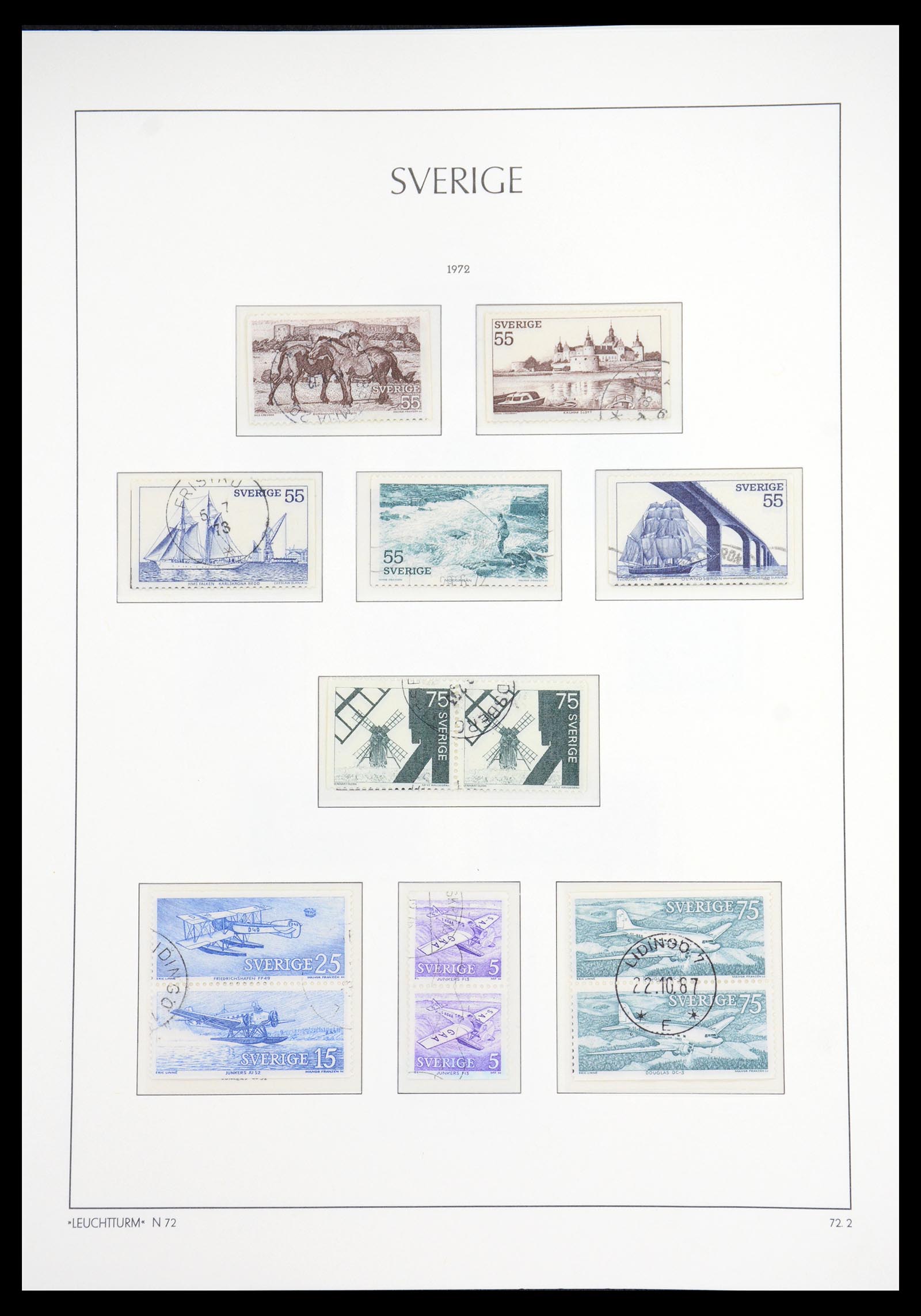 36581 099 - Postzegelverzameling 36581 Sweden complete collection 1855-1990.