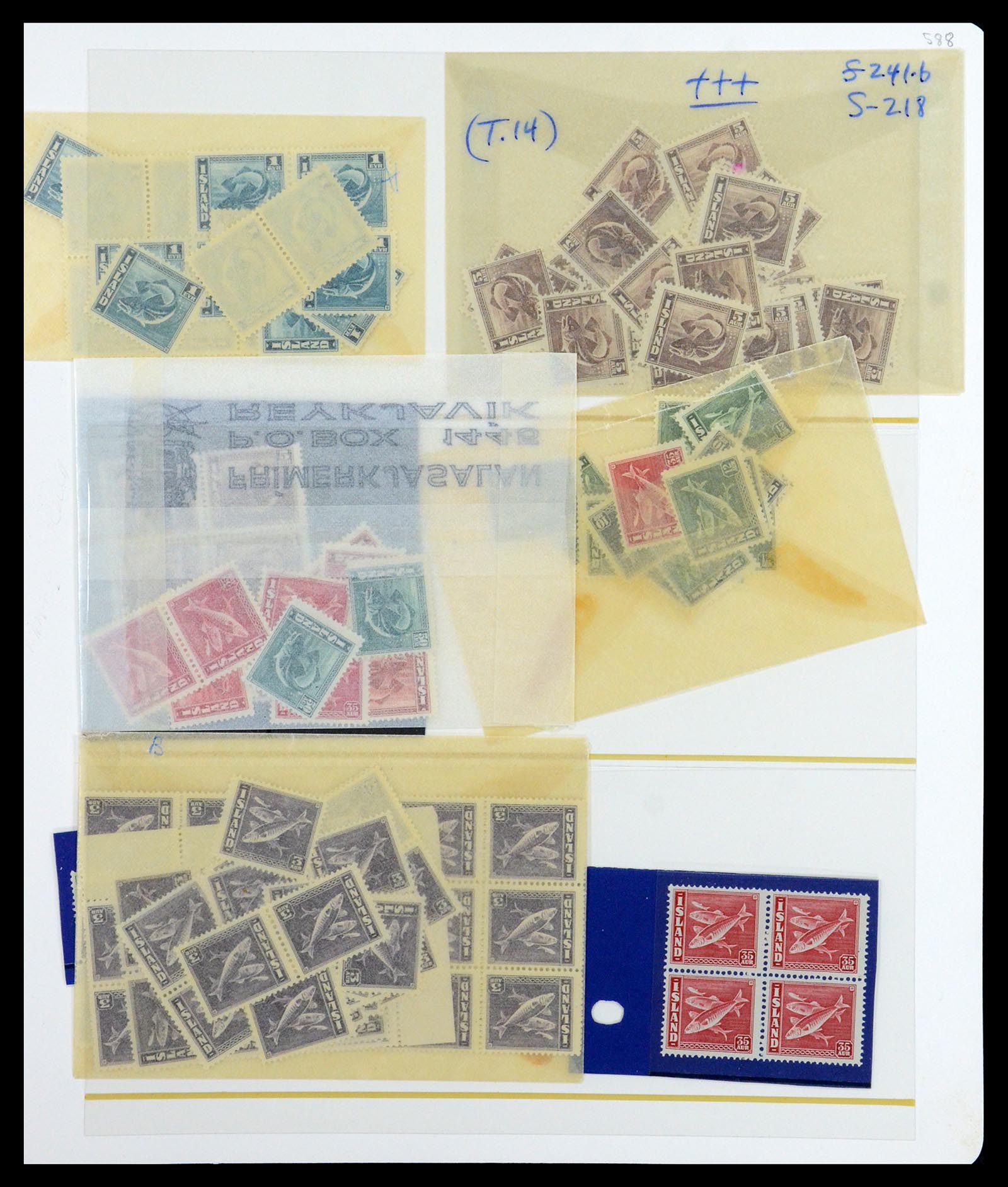 36587 011 - Postzegelverzameling 36587 IJsland 1882-1970.