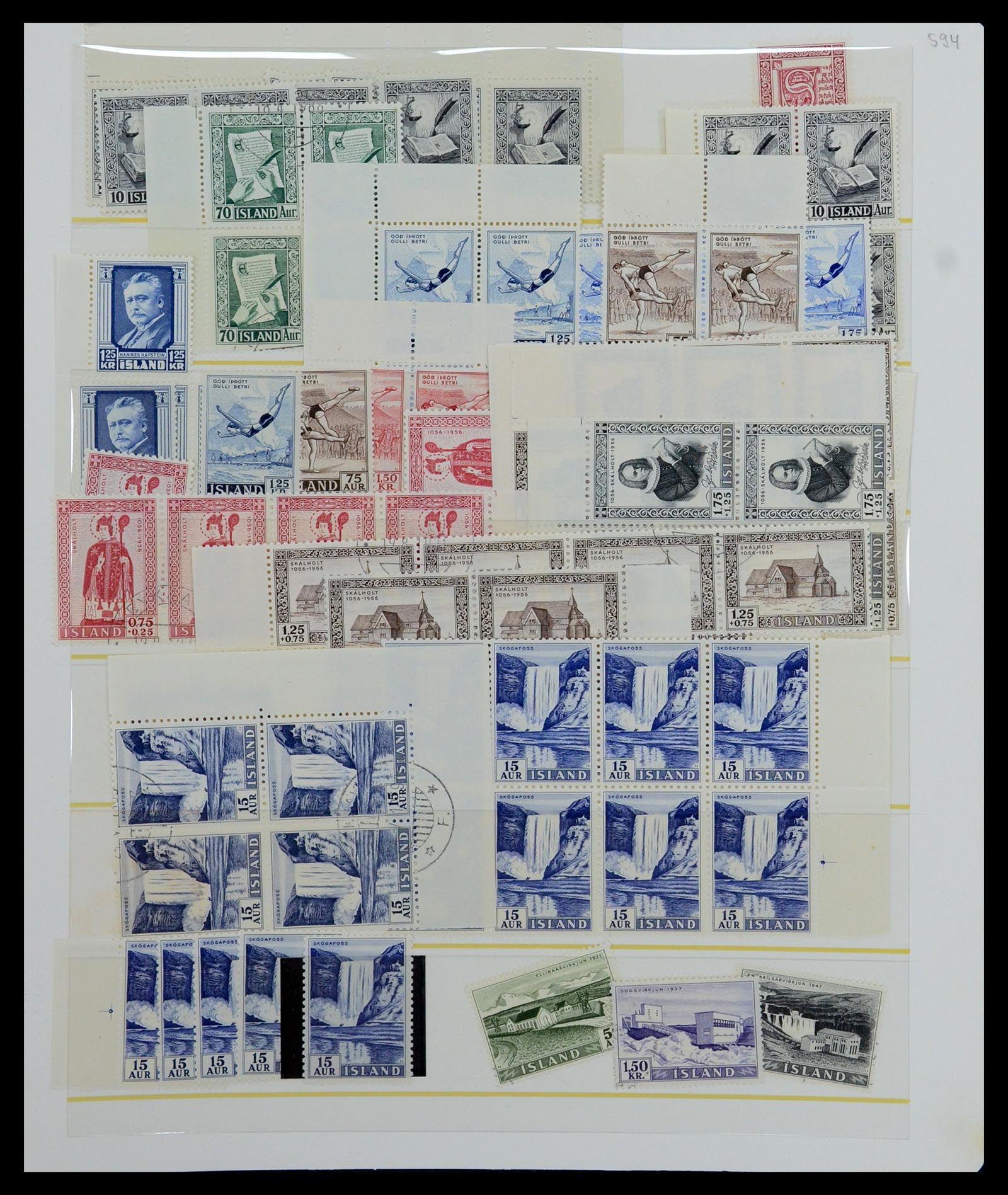 36587 016 - Postzegelverzameling 36587 IJsland 1882-1970.