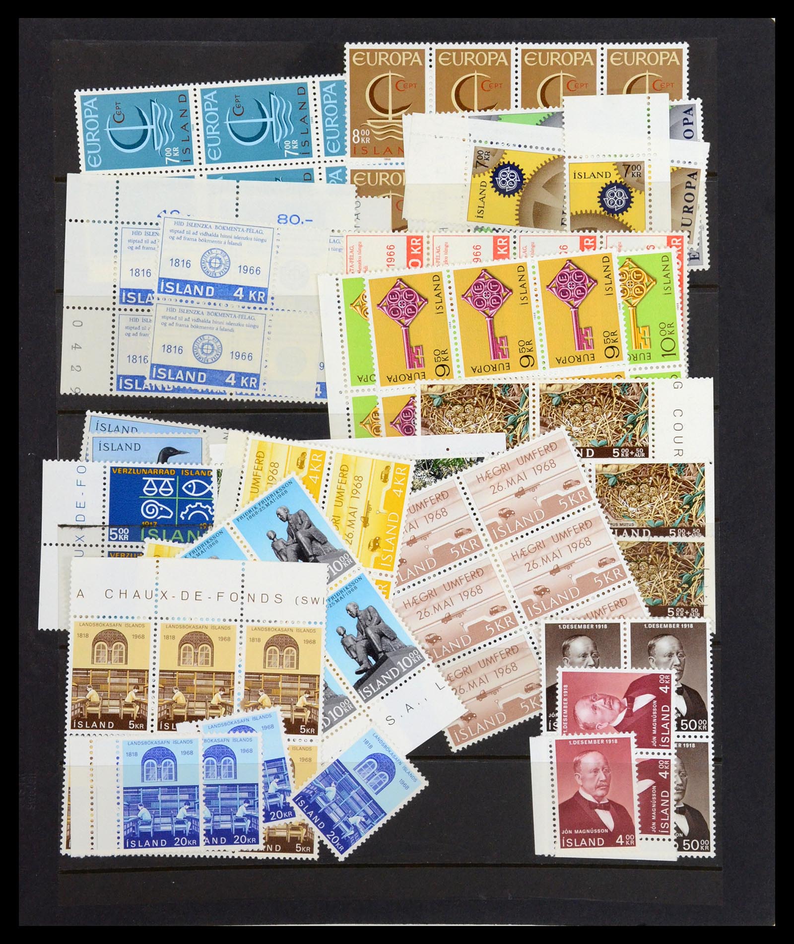 36587 025 - Postzegelverzameling 36587 IJsland 1882-1970.