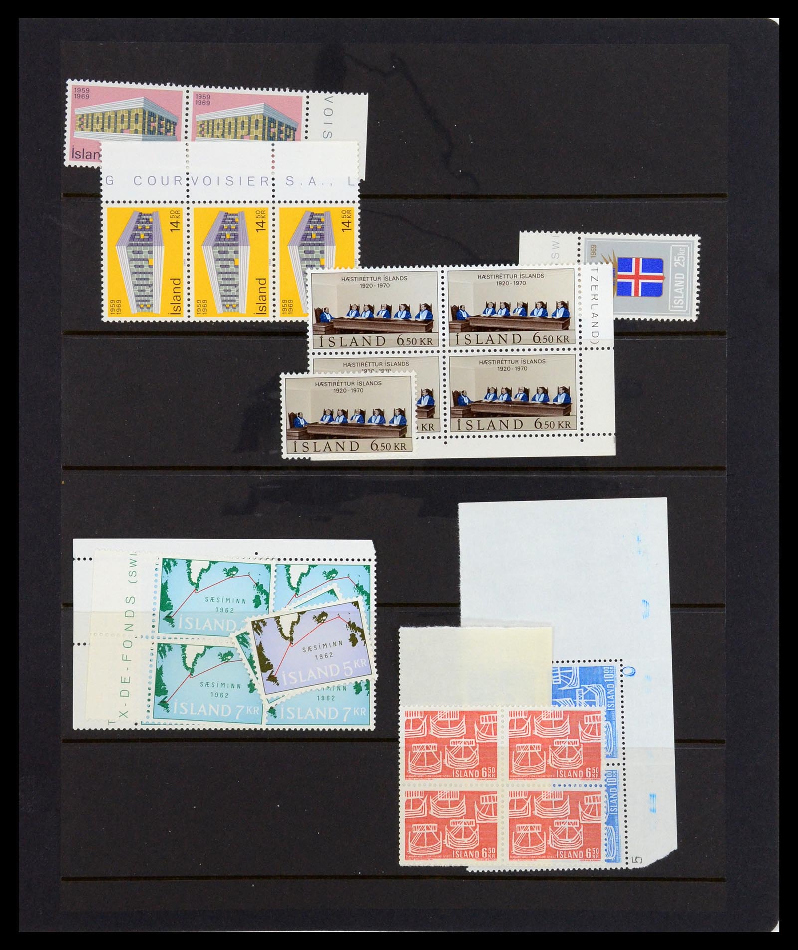 36587 026 - Postzegelverzameling 36587 IJsland 1882-1970.