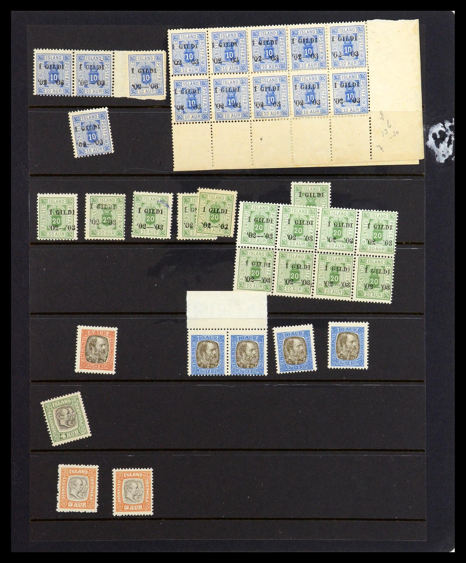 36587 028 - Postzegelverzameling 36587 IJsland 1882-1970.
