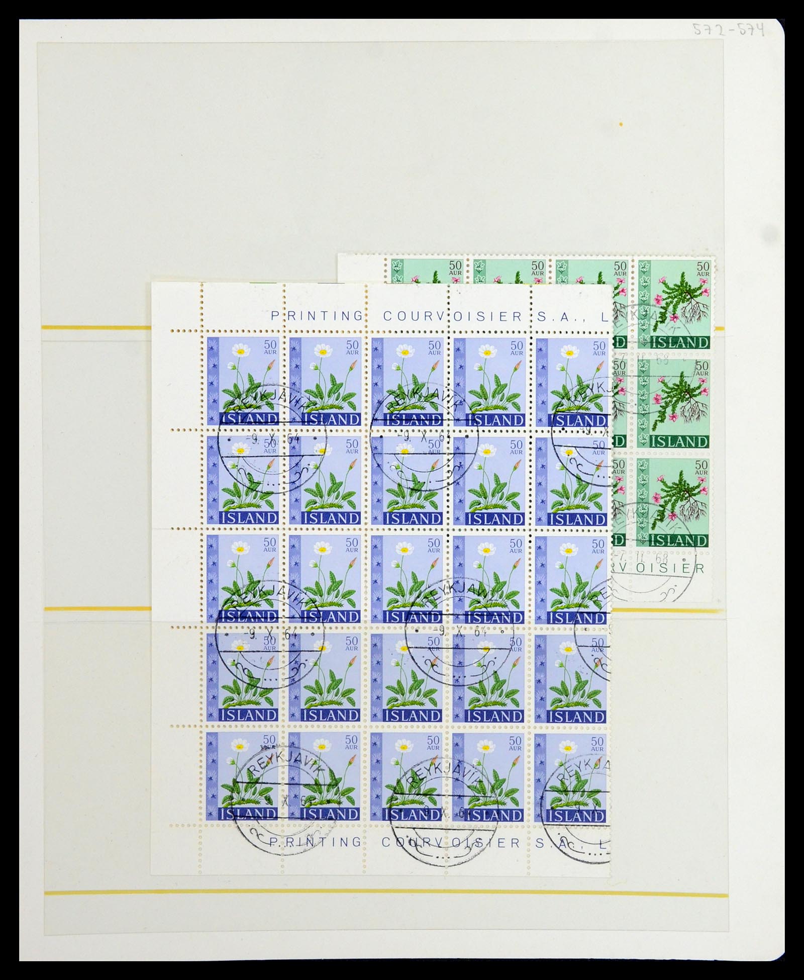 36587 031 - Postzegelverzameling 36587 IJsland 1882-1970.