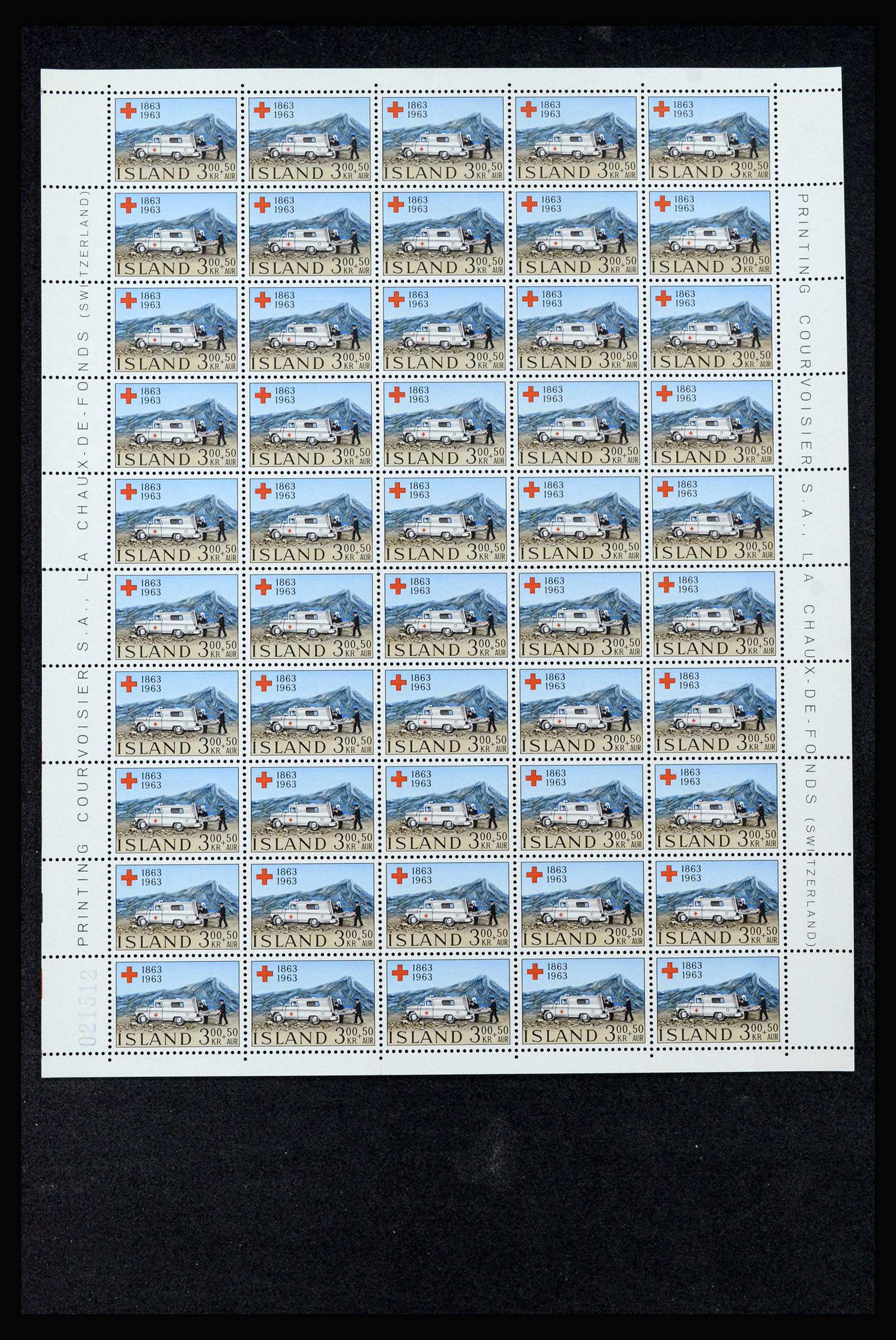 36588 032 - Postzegelverzameling 36588 IJsland 1950-1992.