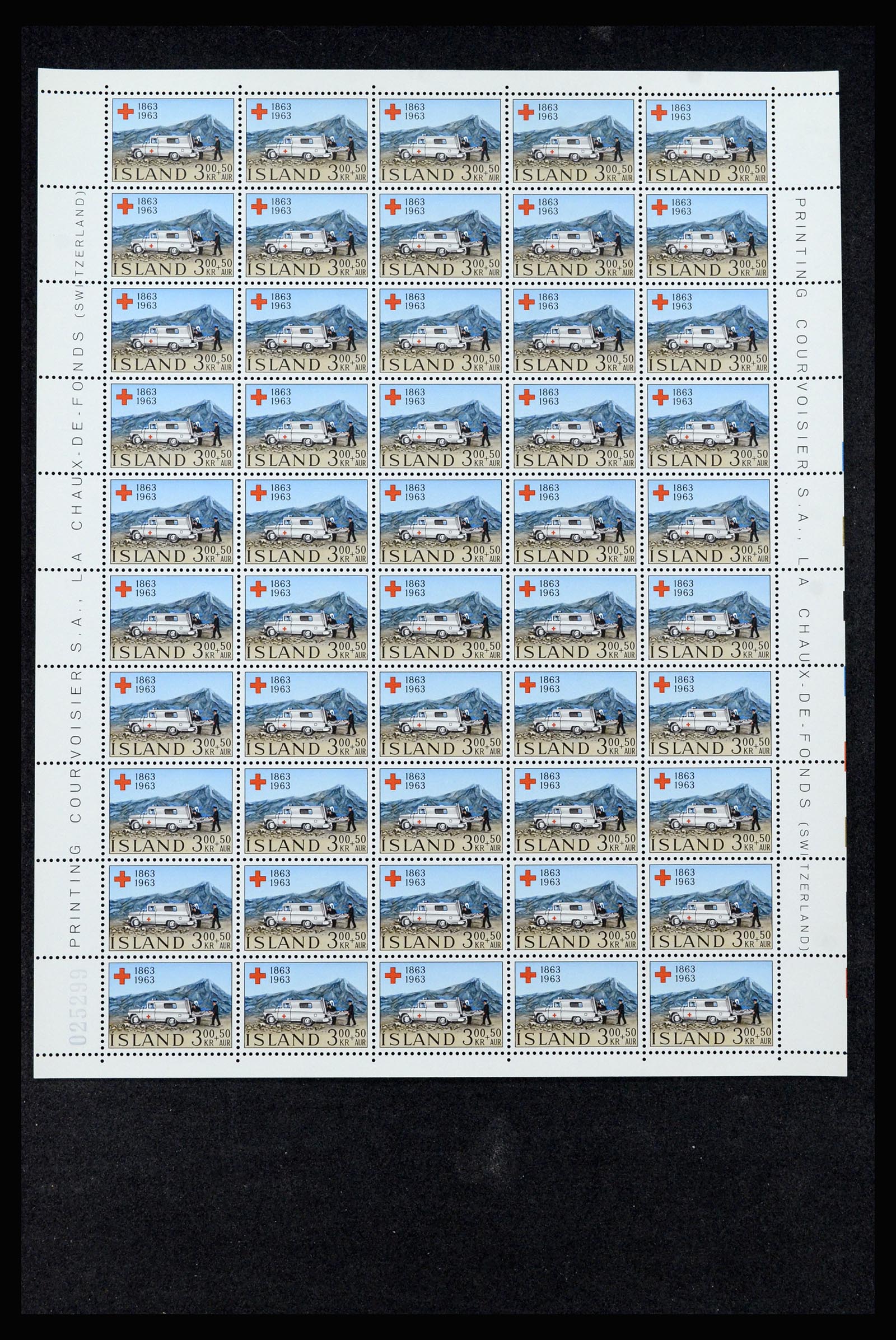 36588 033 - Postzegelverzameling 36588 IJsland 1950-1992.