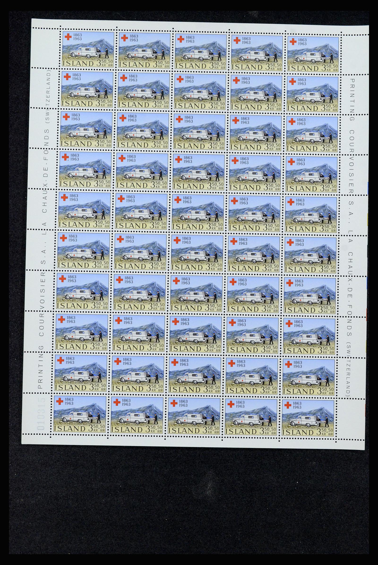36588 034 - Postzegelverzameling 36588 IJsland 1950-1992.